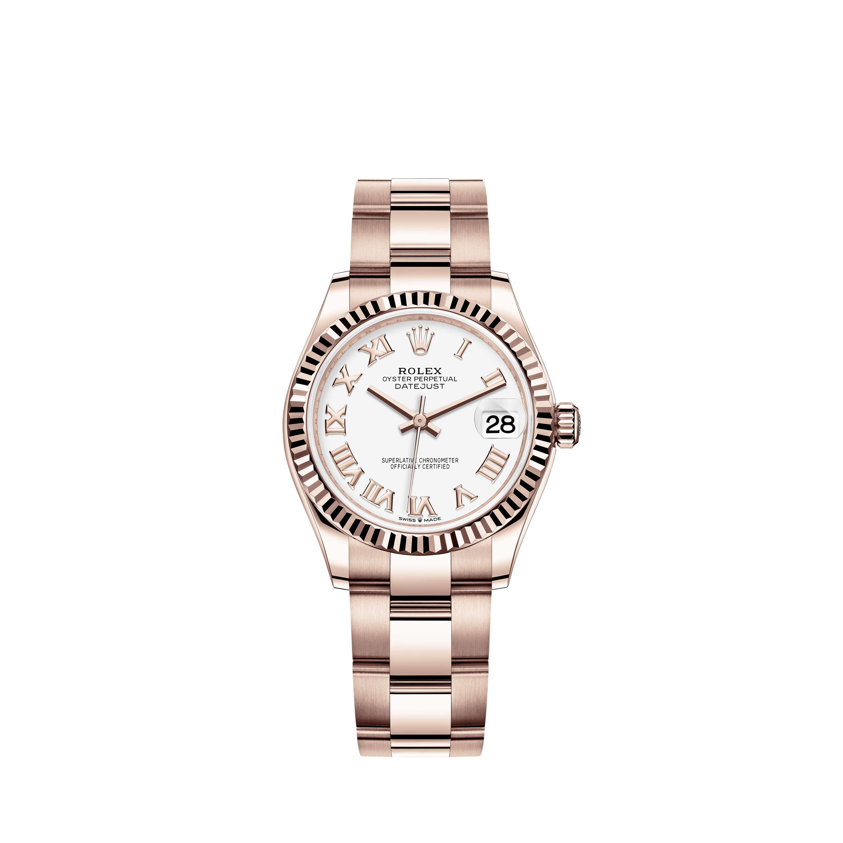 oyster perpetual datejust 31 rose gold