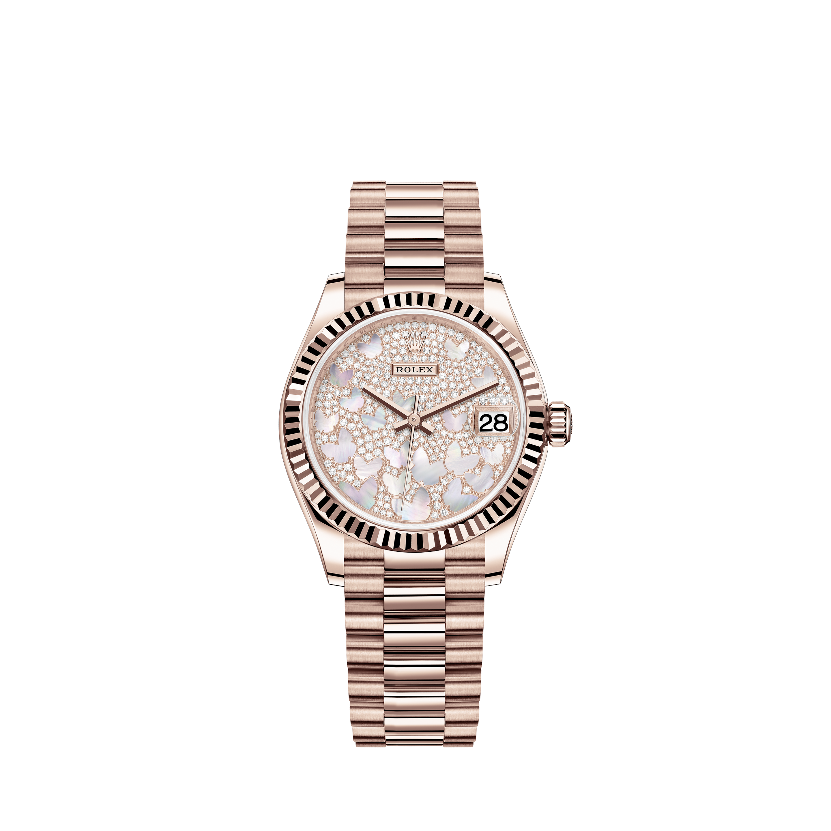 Rolex Datejust 31 Watch: 18 ct Everose 