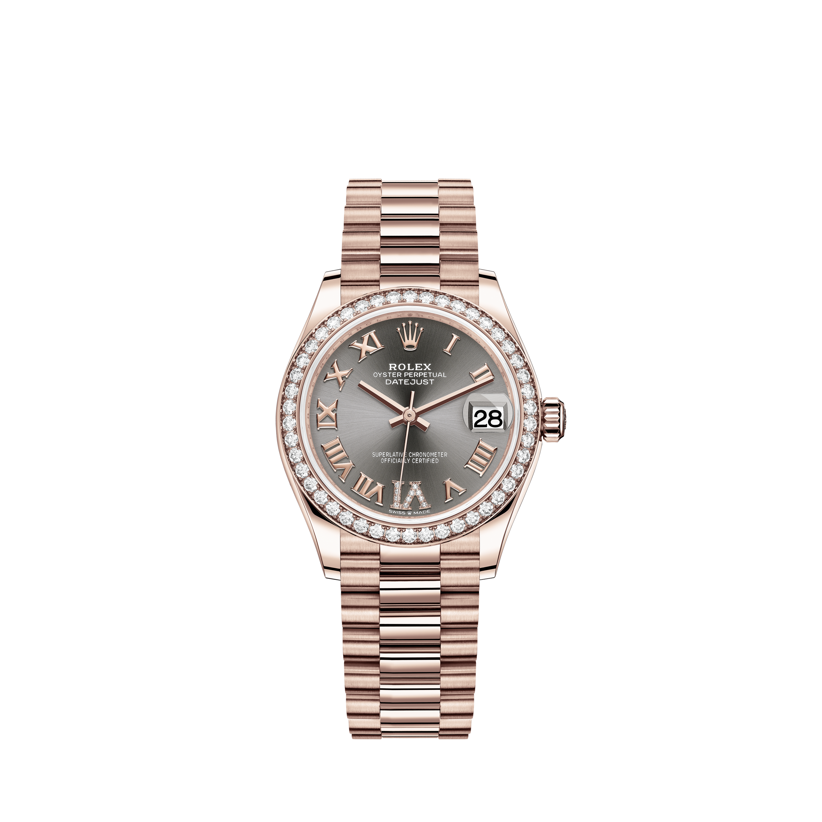 rolex oyster perpetual datejust 31 rose gold