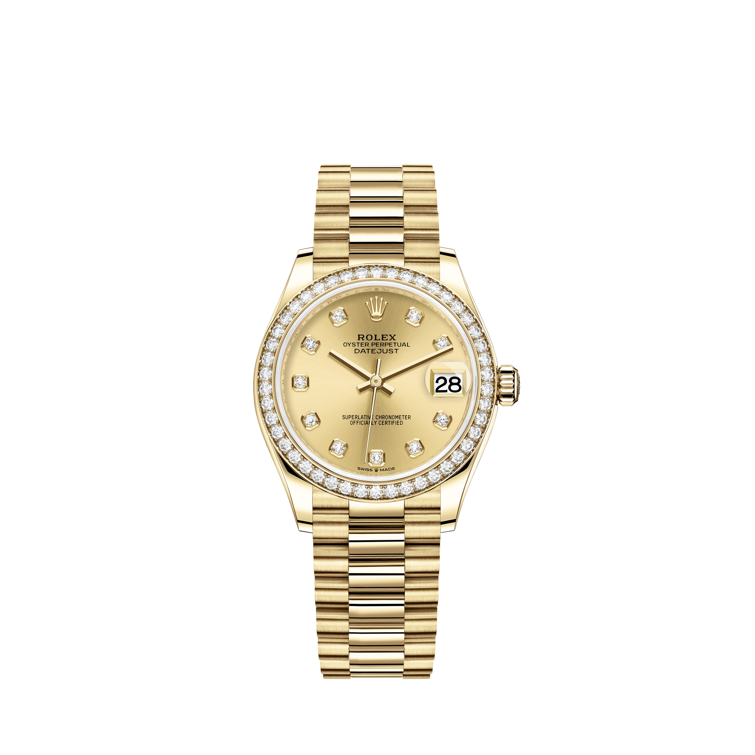 rolex datejust gold oyster