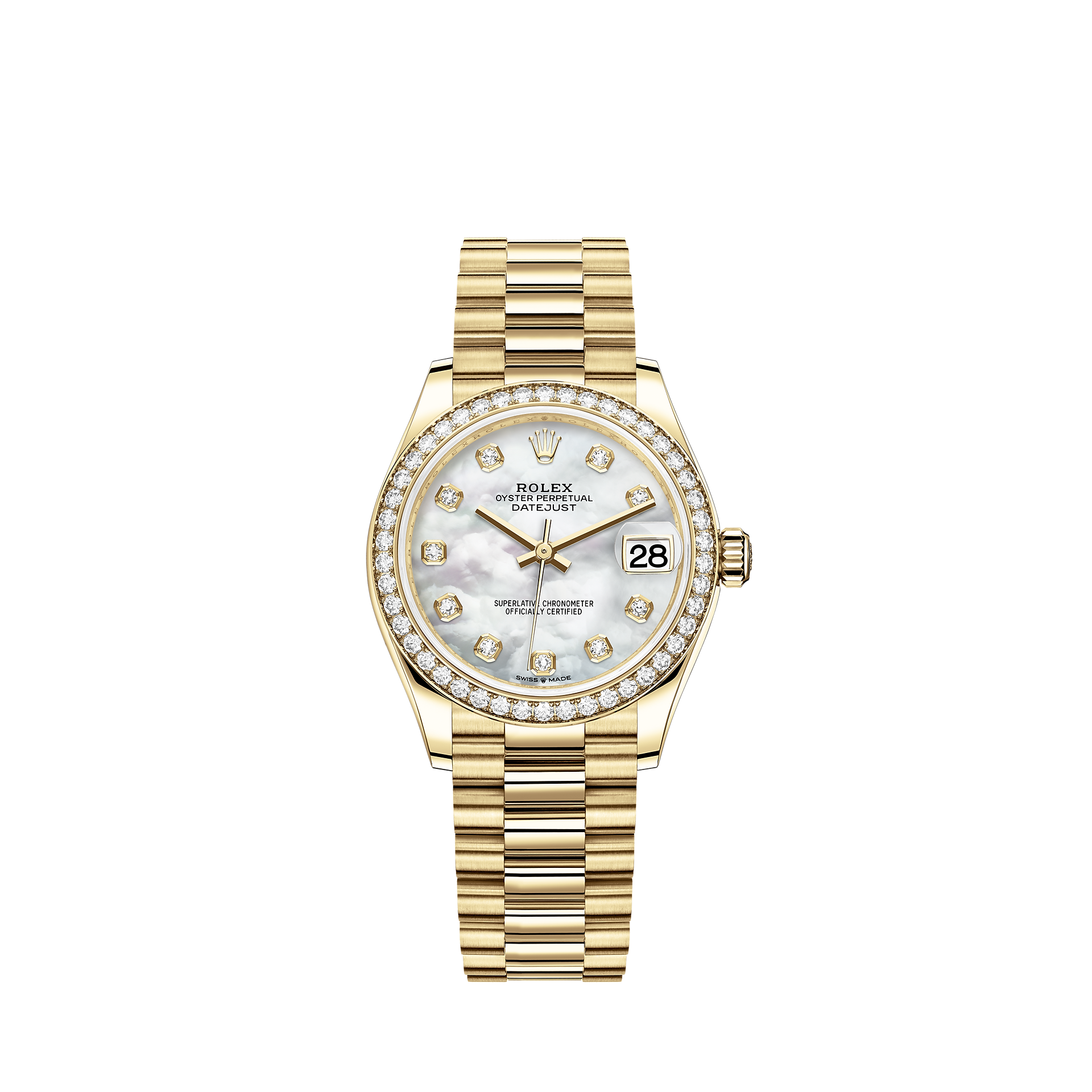 Rolex Datejust 31 Saati 18 Kt Sari Altin M278288rbr 0006