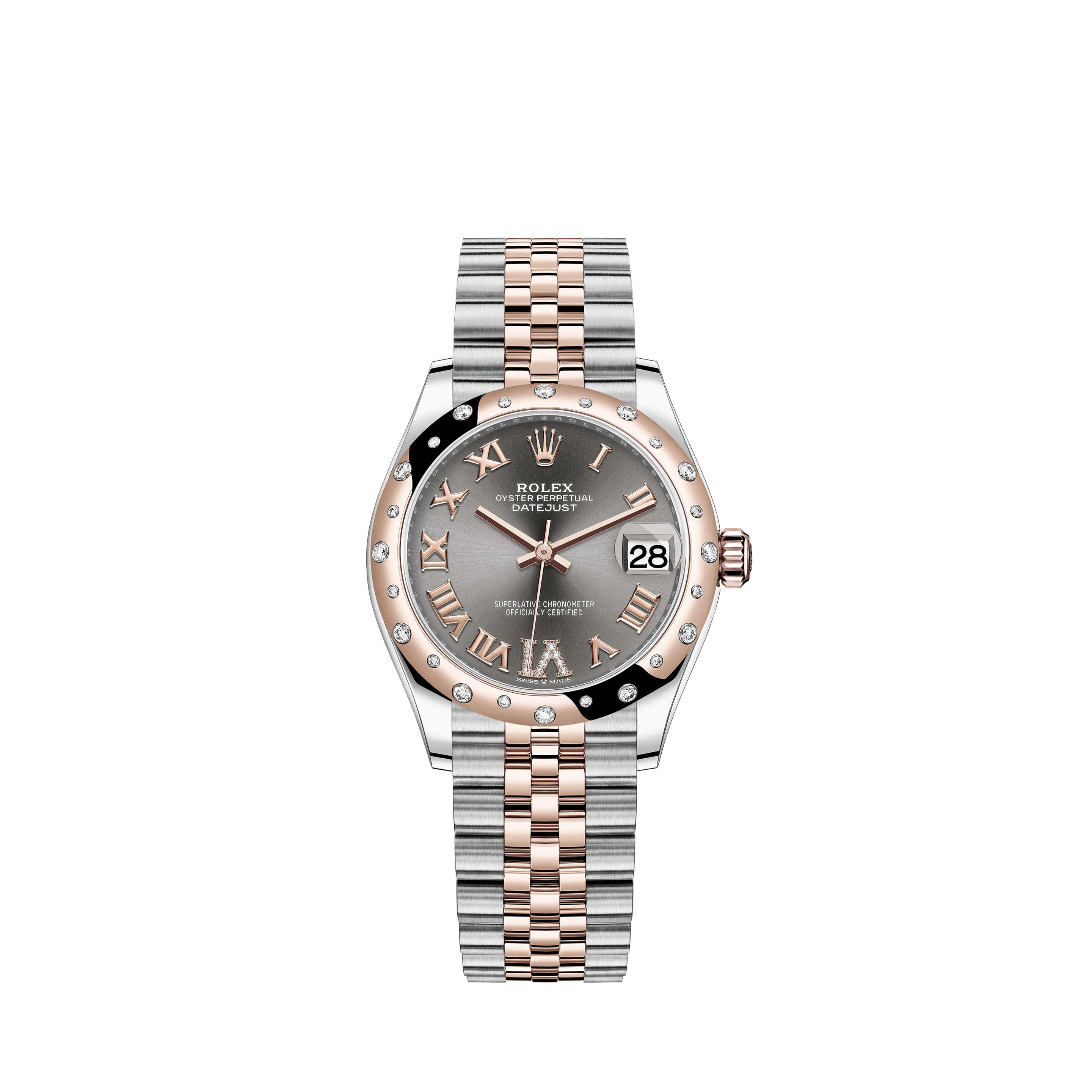 rolex oyster perpetual datejust everose gold