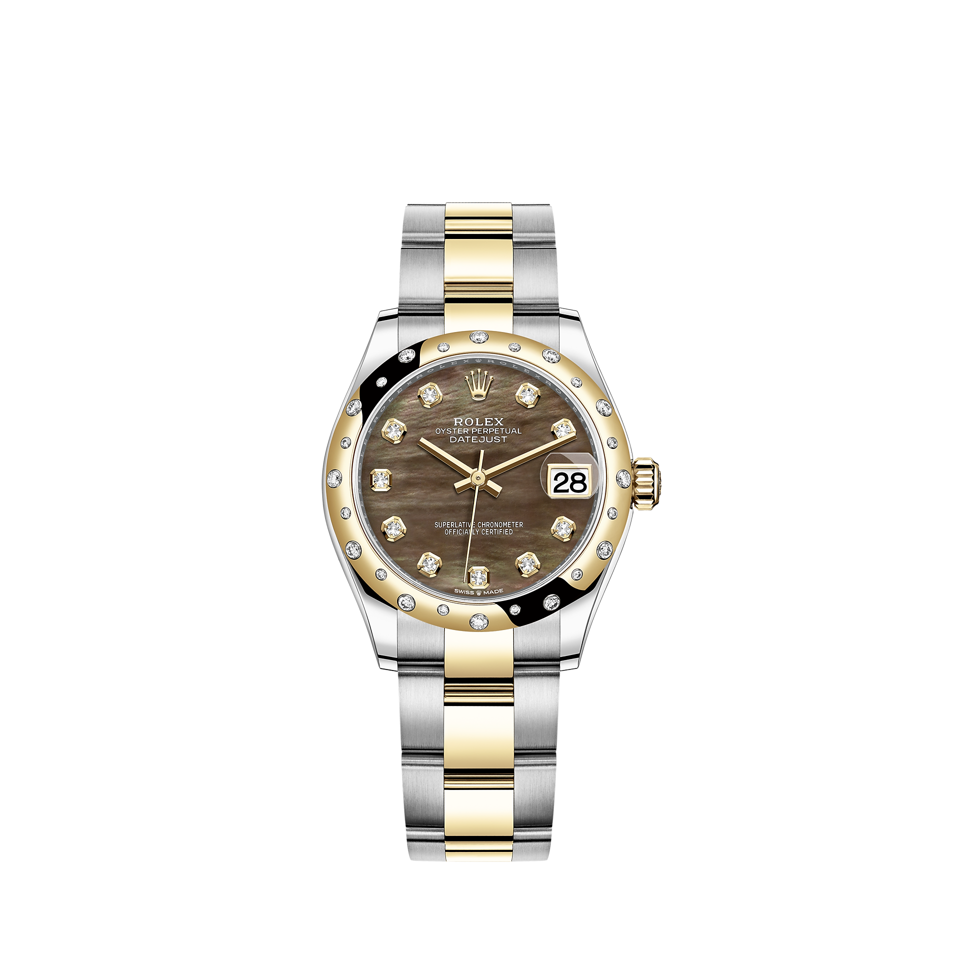 rolex datejust yellow dial