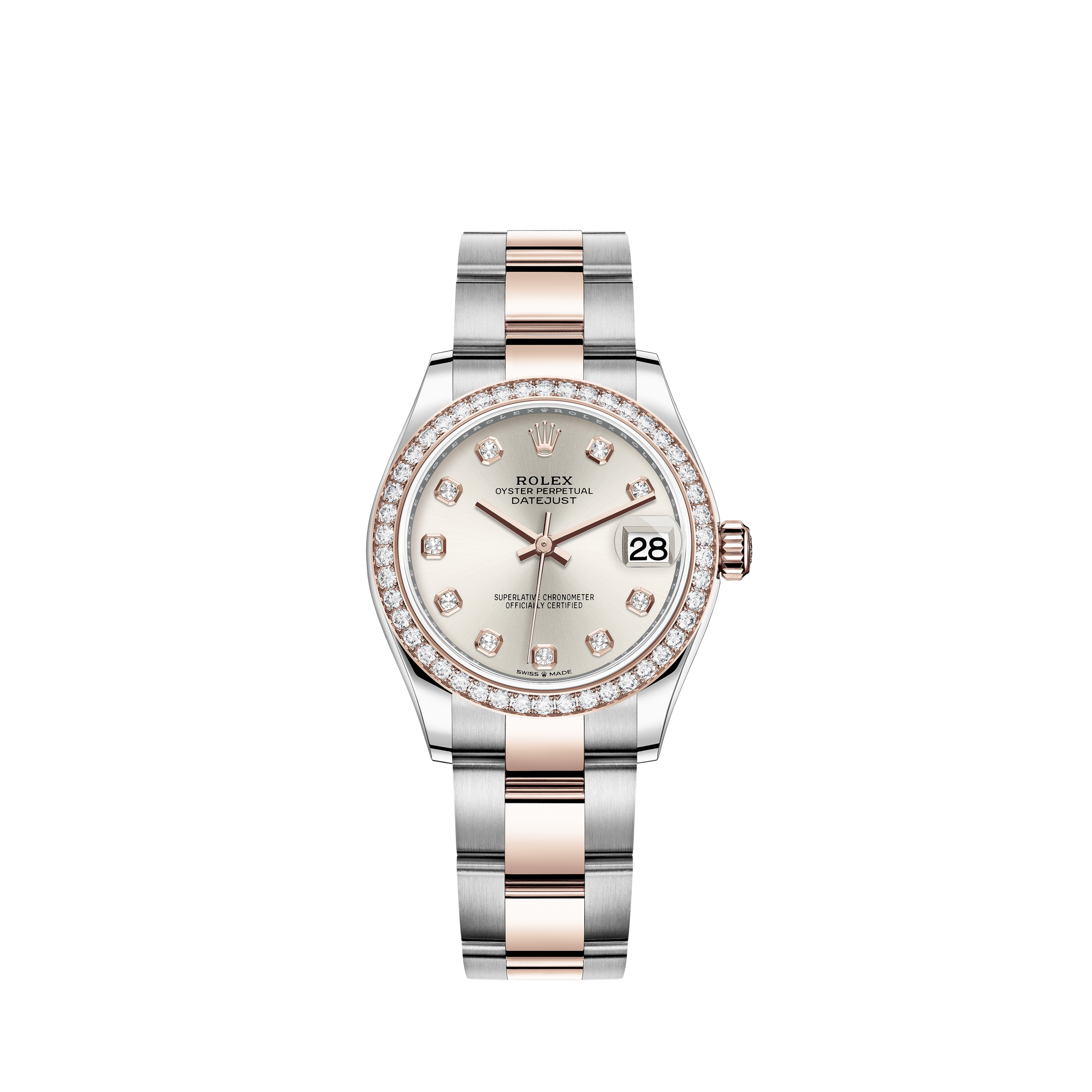 rolex oyster perpetual datejust with diamonds