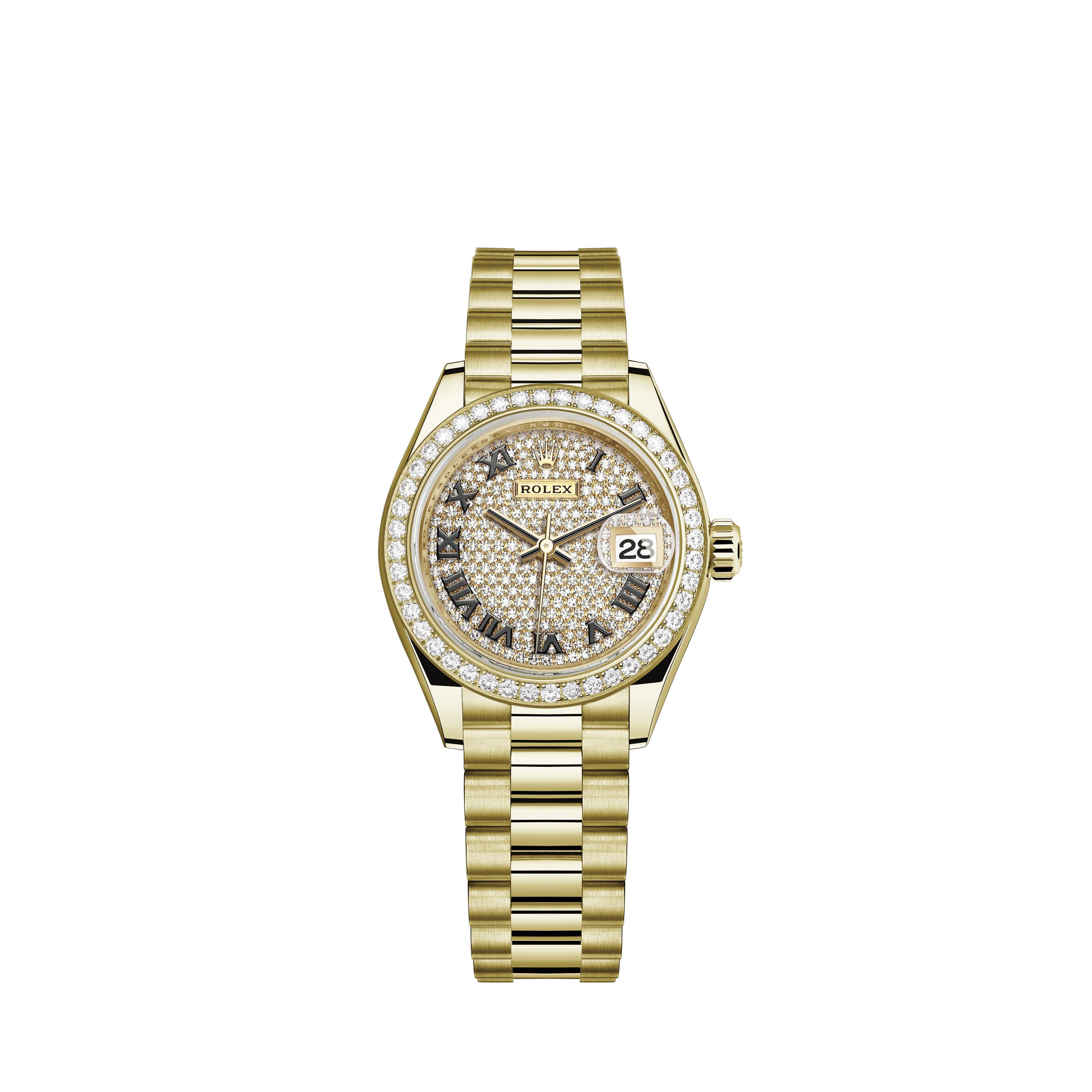 does rolex use real diamonds