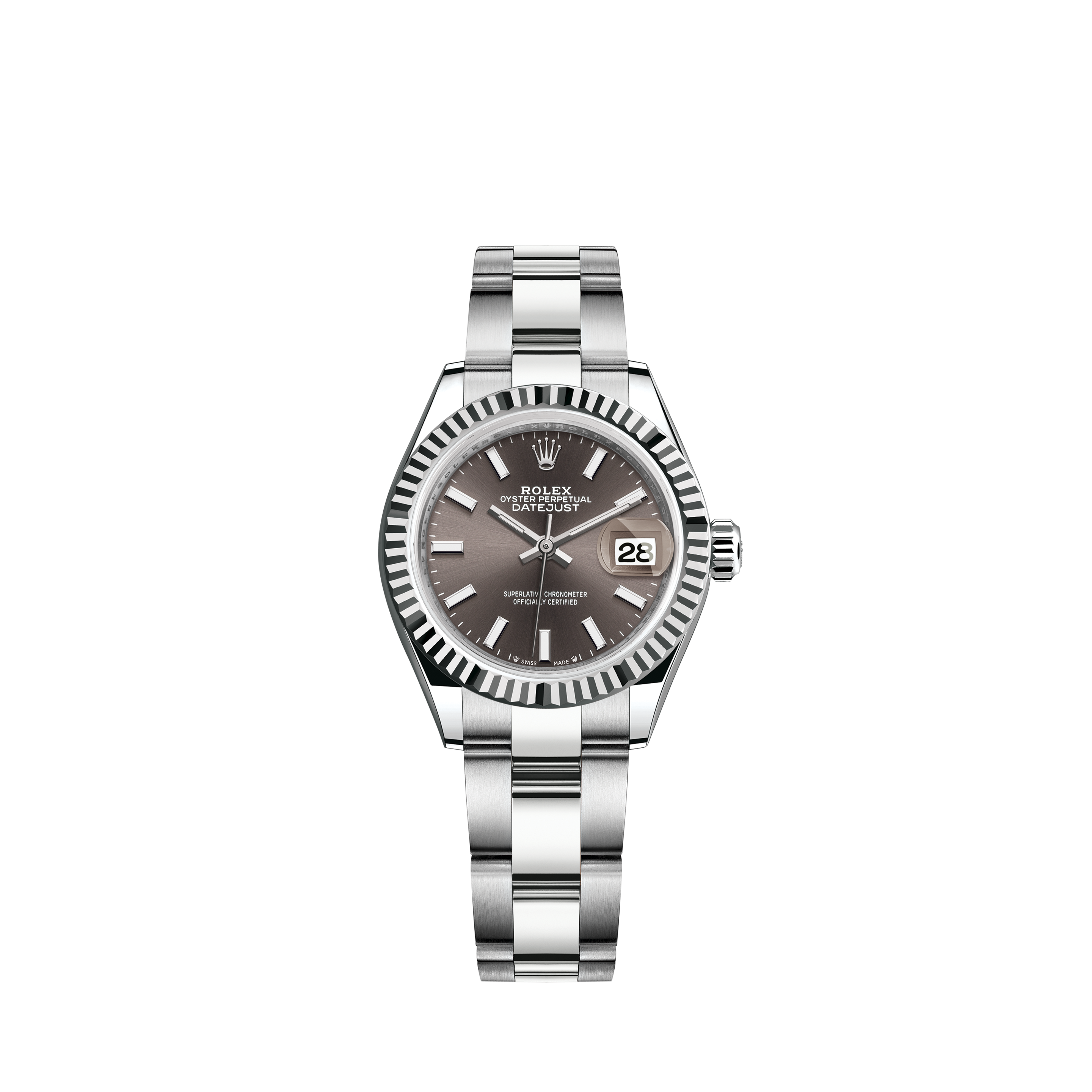 Rolex Lady-Datejust Watch: White 