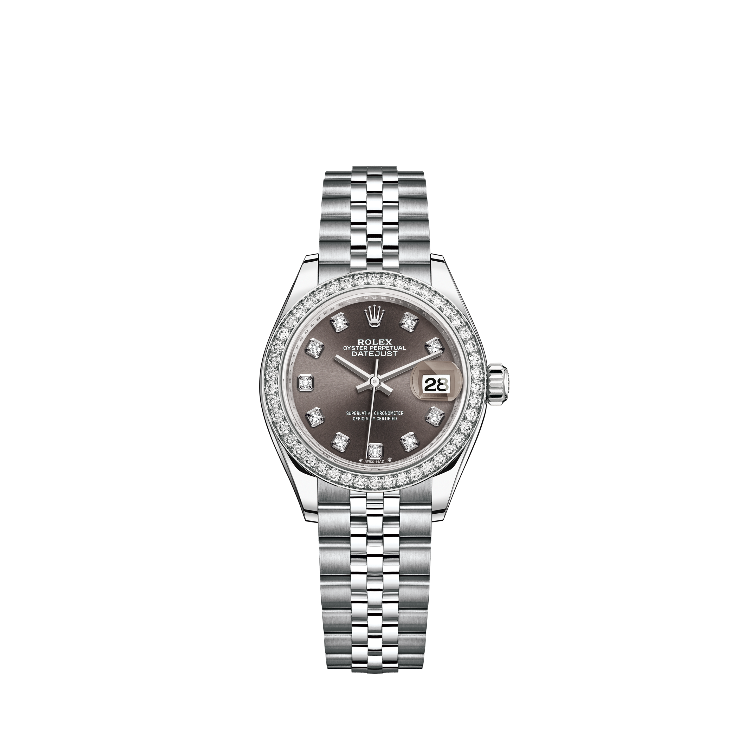 lady datejust black dial