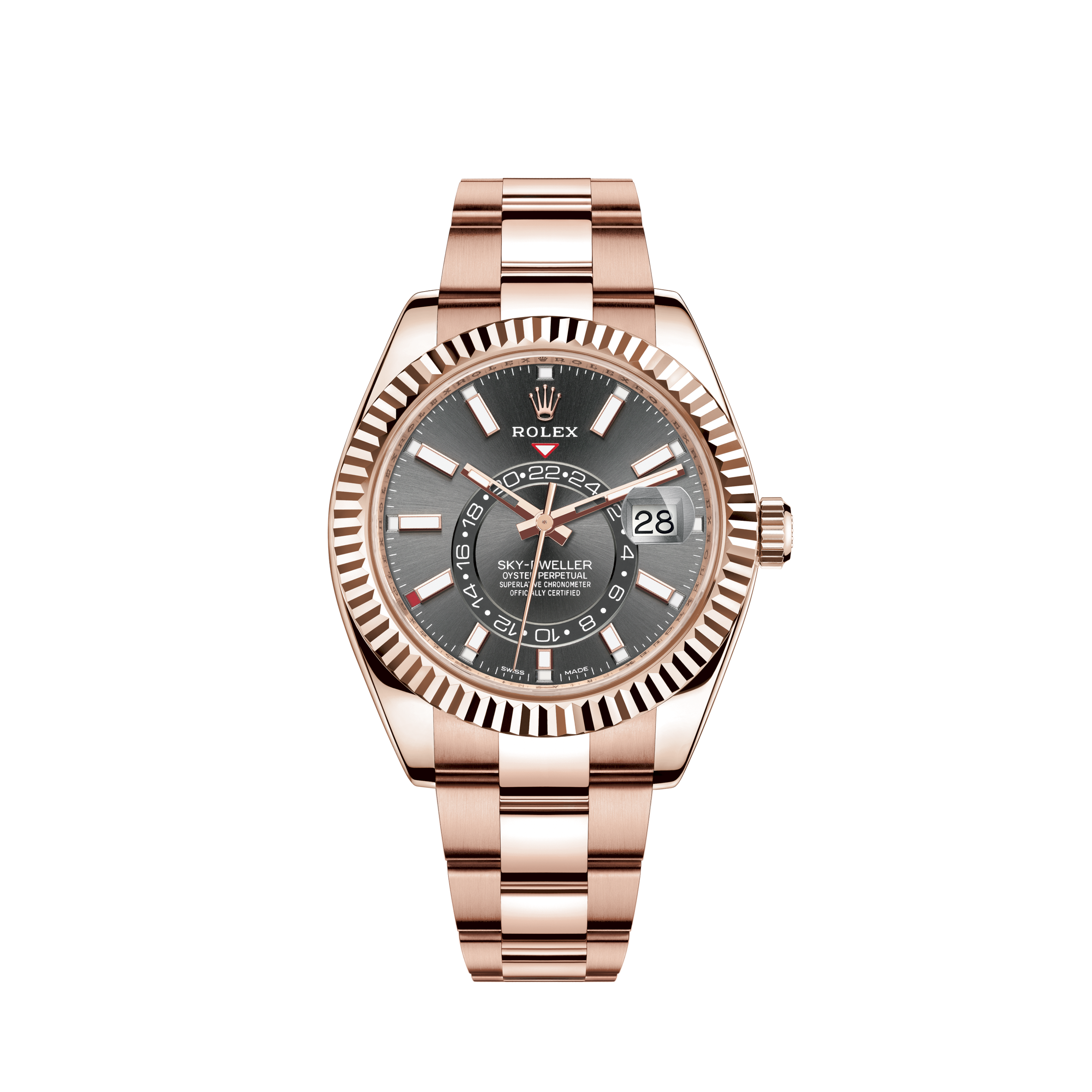 Rolex Lady-Datejust 26- 79174- Pink Roman Dial- Box & Papers 2000