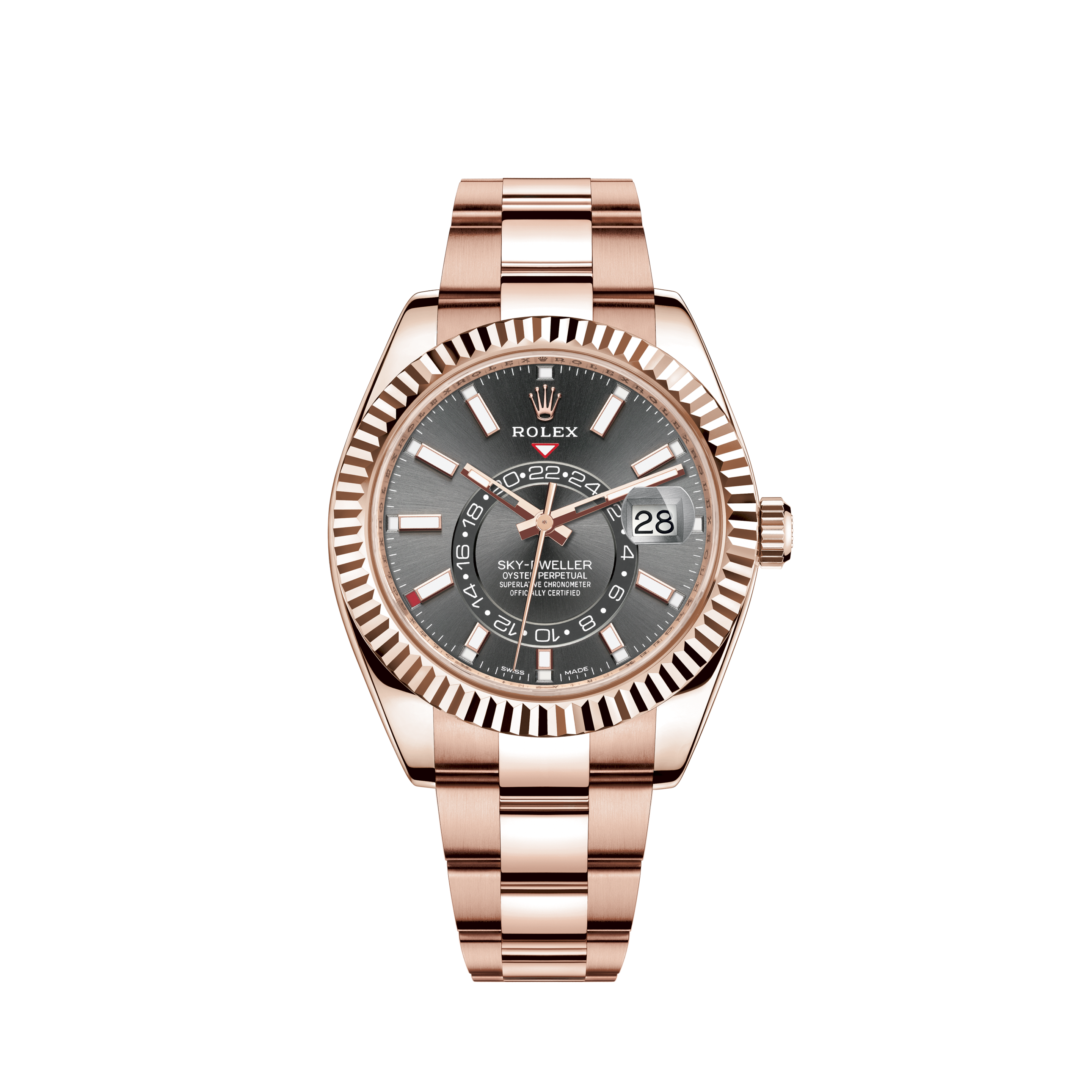 sky dweller rose gold