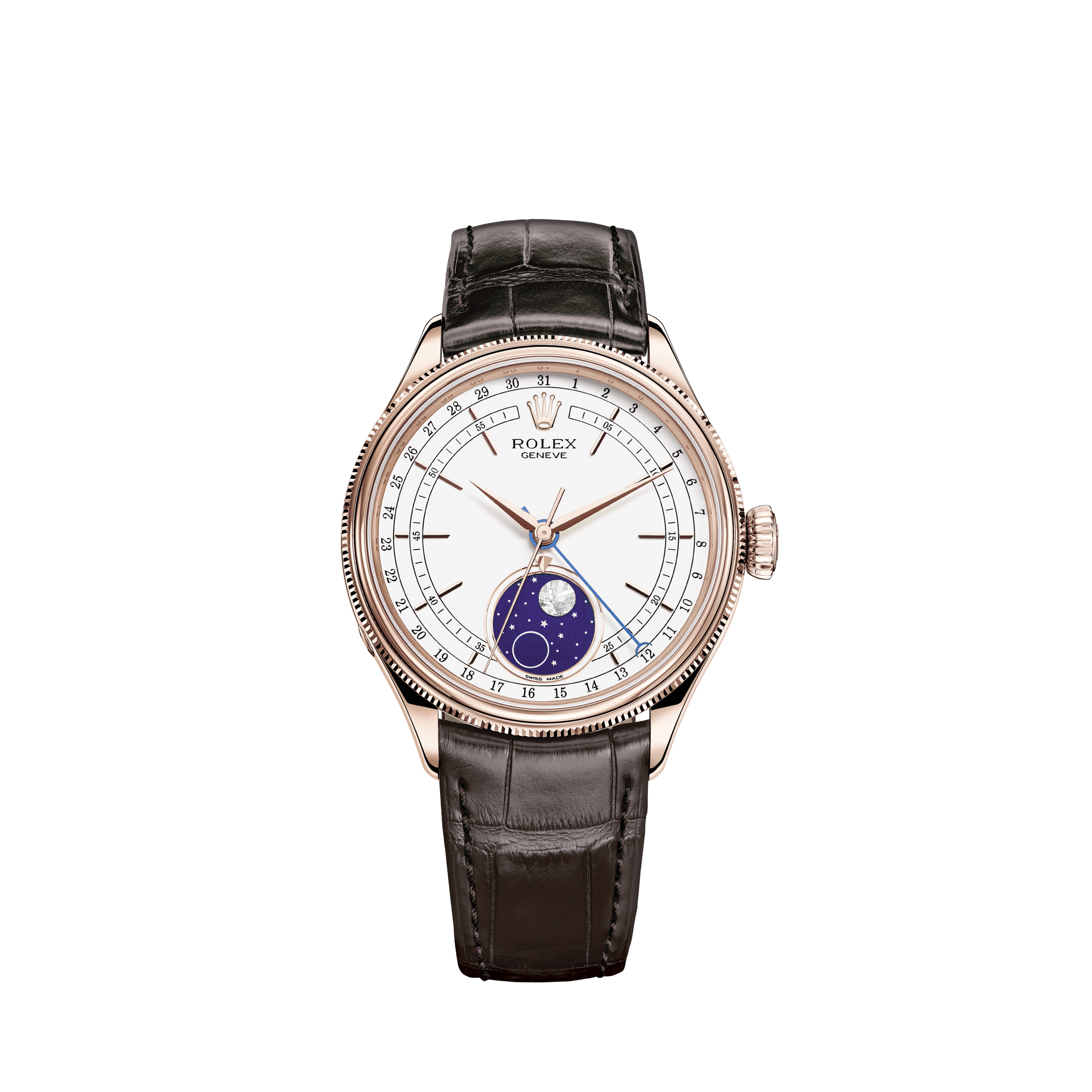 Rolex Cellini Moonphase Watch: 18 ct 
