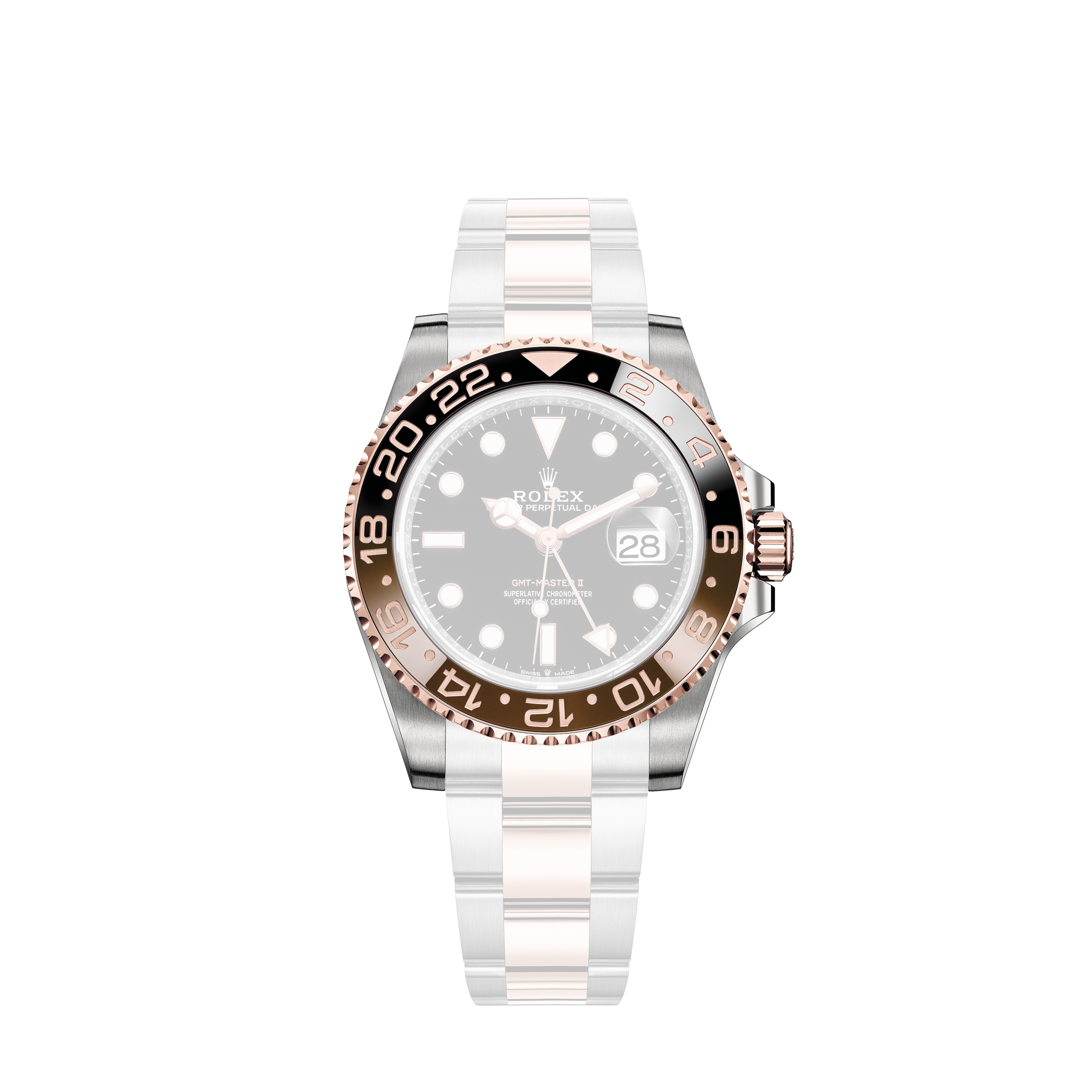 rolex rose gmt