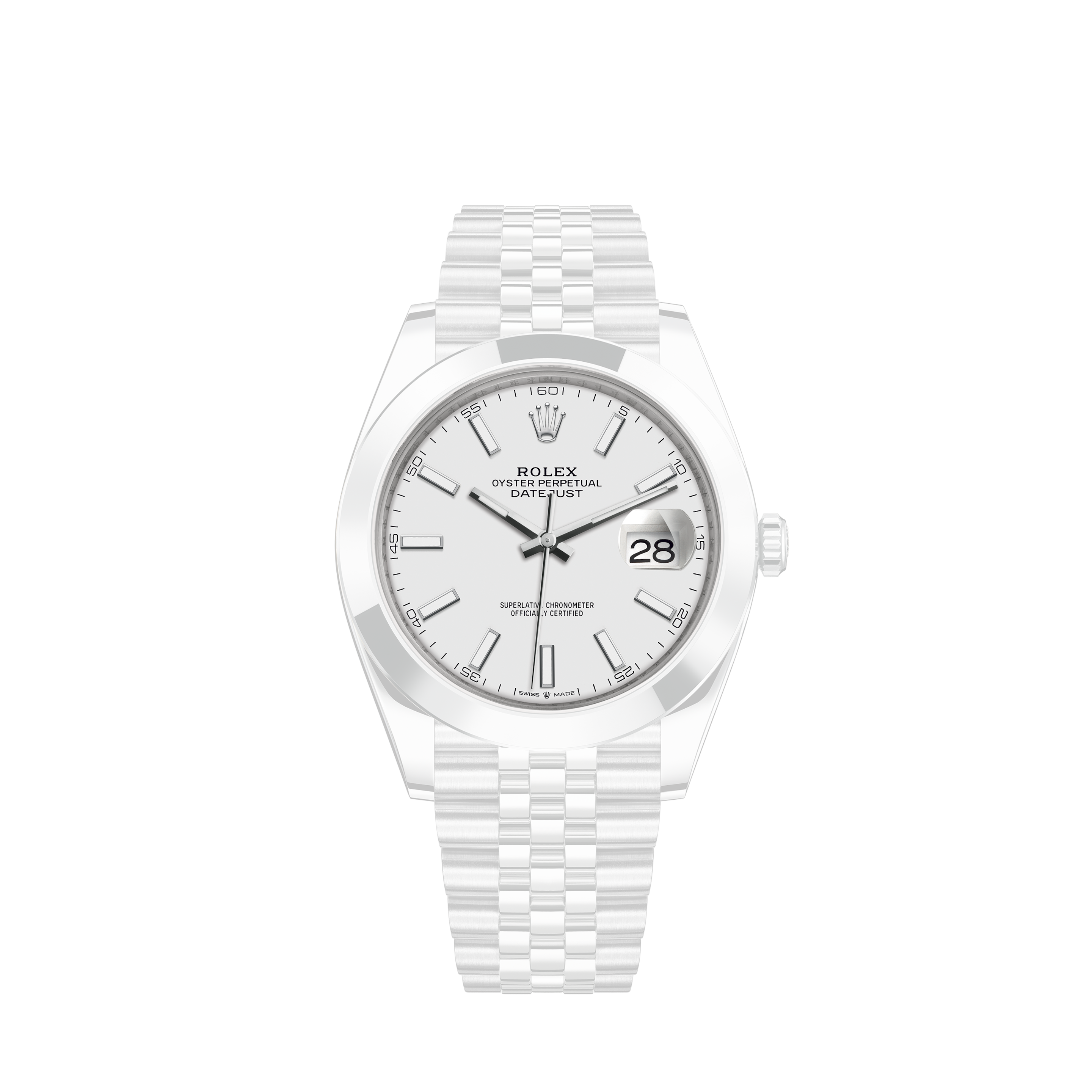 Rolex Datejust II 41mm 5ct Diamond Bezel/Bracelet/Turquoise Dial Watch 116300