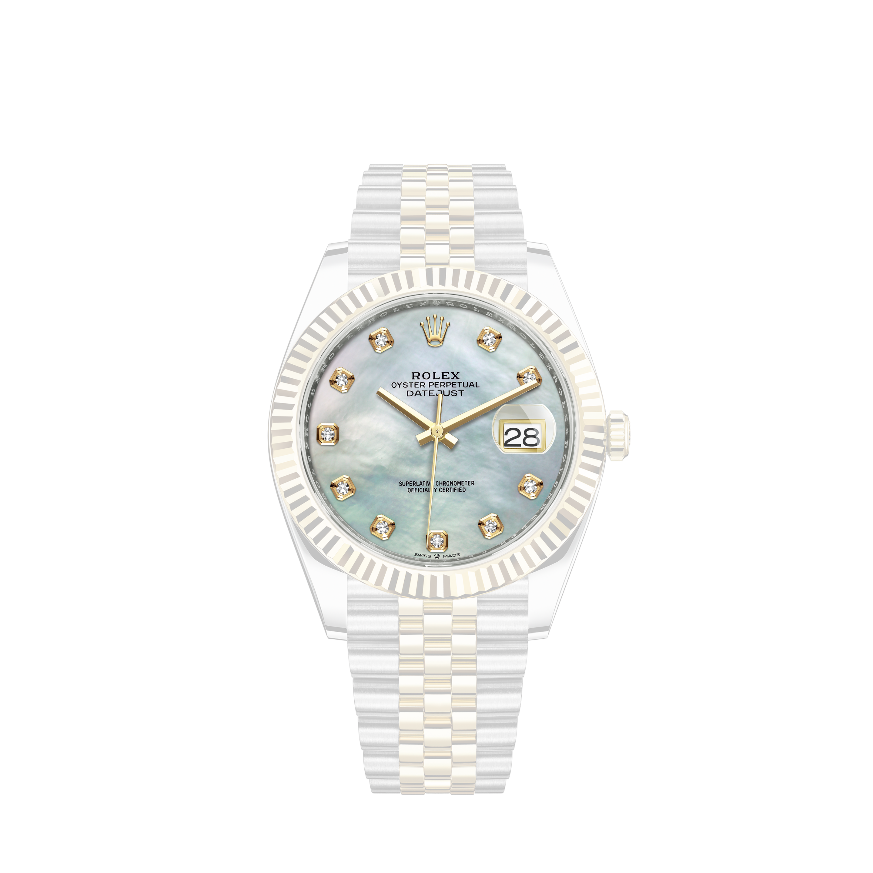 Rolex Datejust 41 - 126300 - WIMBLEDON dial - 2021 - - Unworn