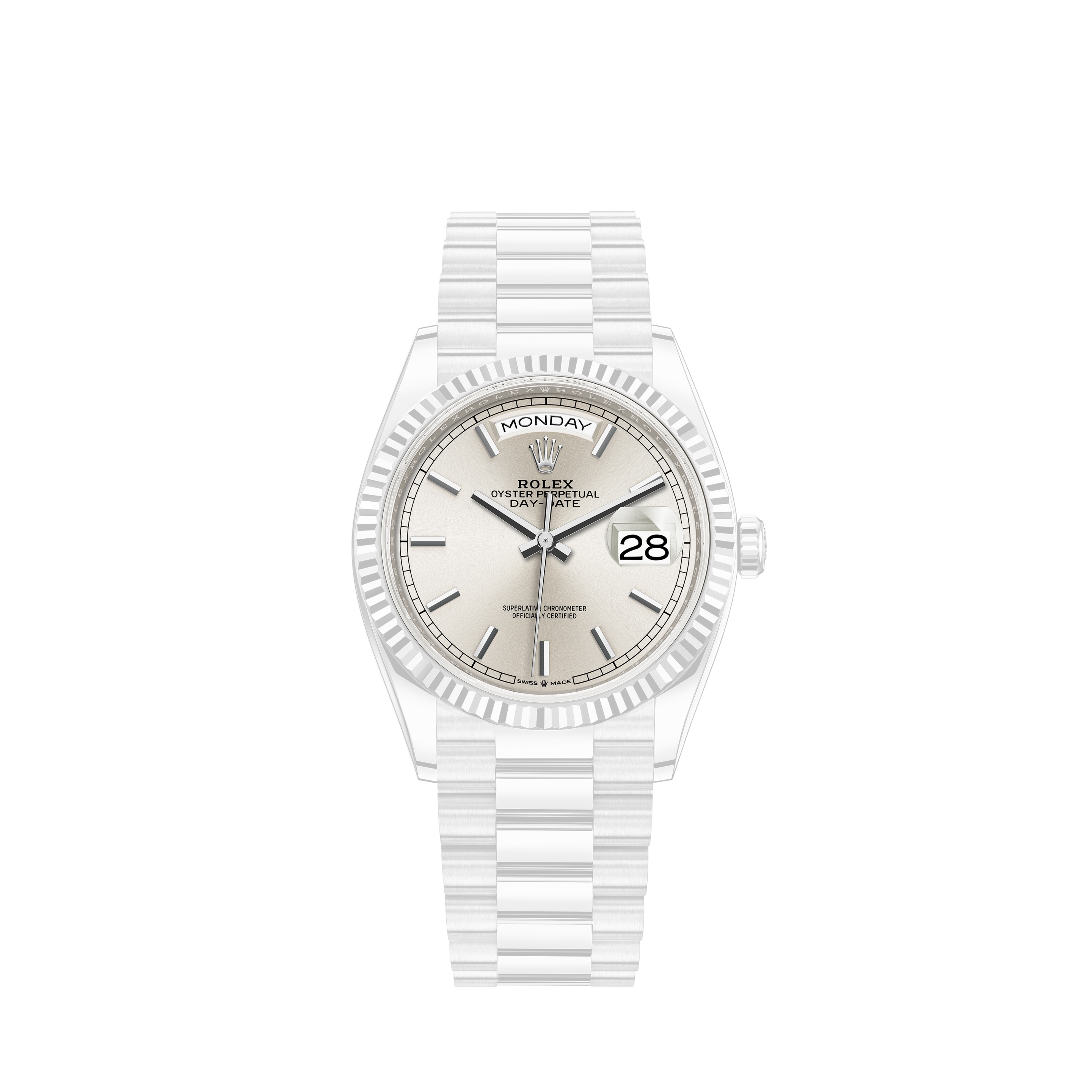 rolex president white gold 36mm