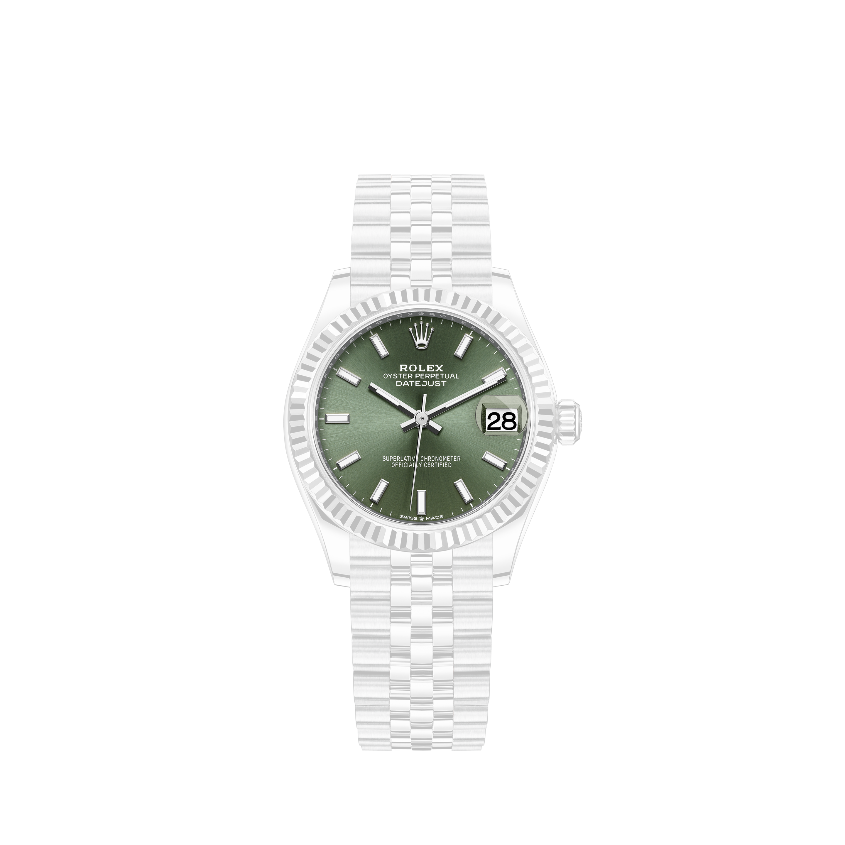 rolex datejust 41 green