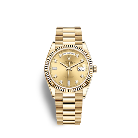 Rolex Day-Date 36 Watch: 18 ct yellow gold - M128238-0008