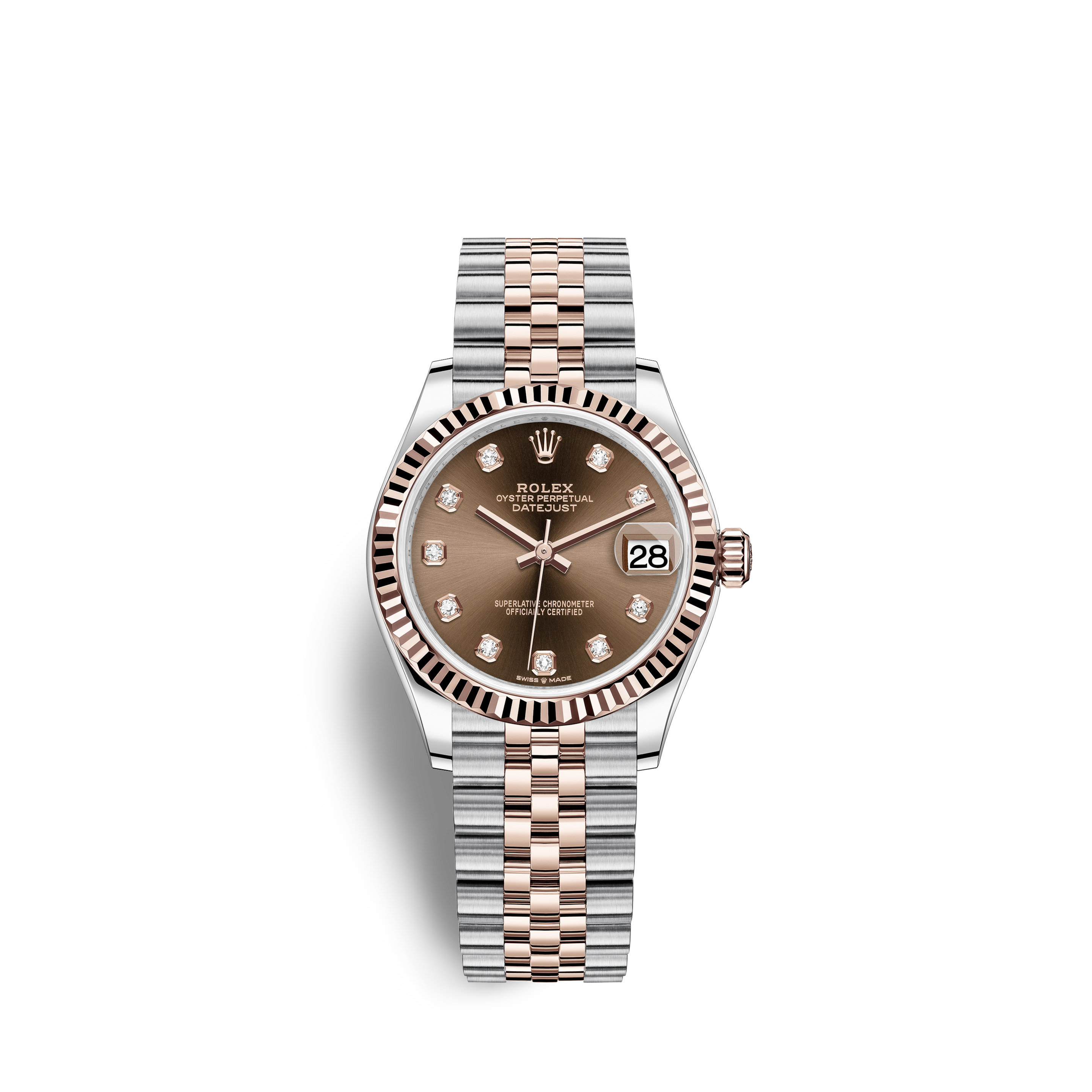 rolex datejust rosegold