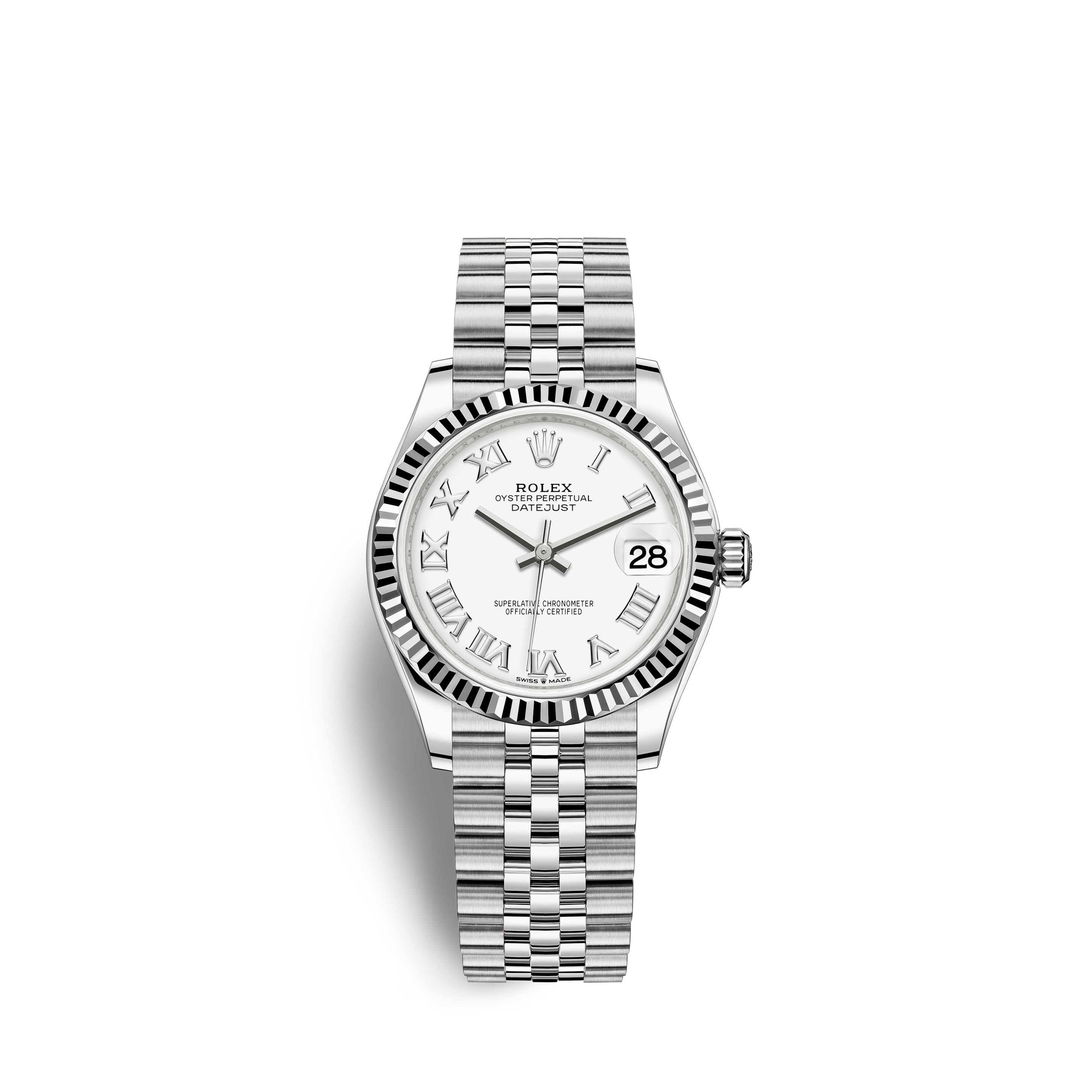 Rolex Datejust 2-Tone 36mm 1.4ct Diamond Bezel/Lugs/Purple MOP Dial WatchRolex Datejust 2-Tone 36mm 1.4ct Diamond Bezel/Lugs/Red MOP Dial Jubilee Watch