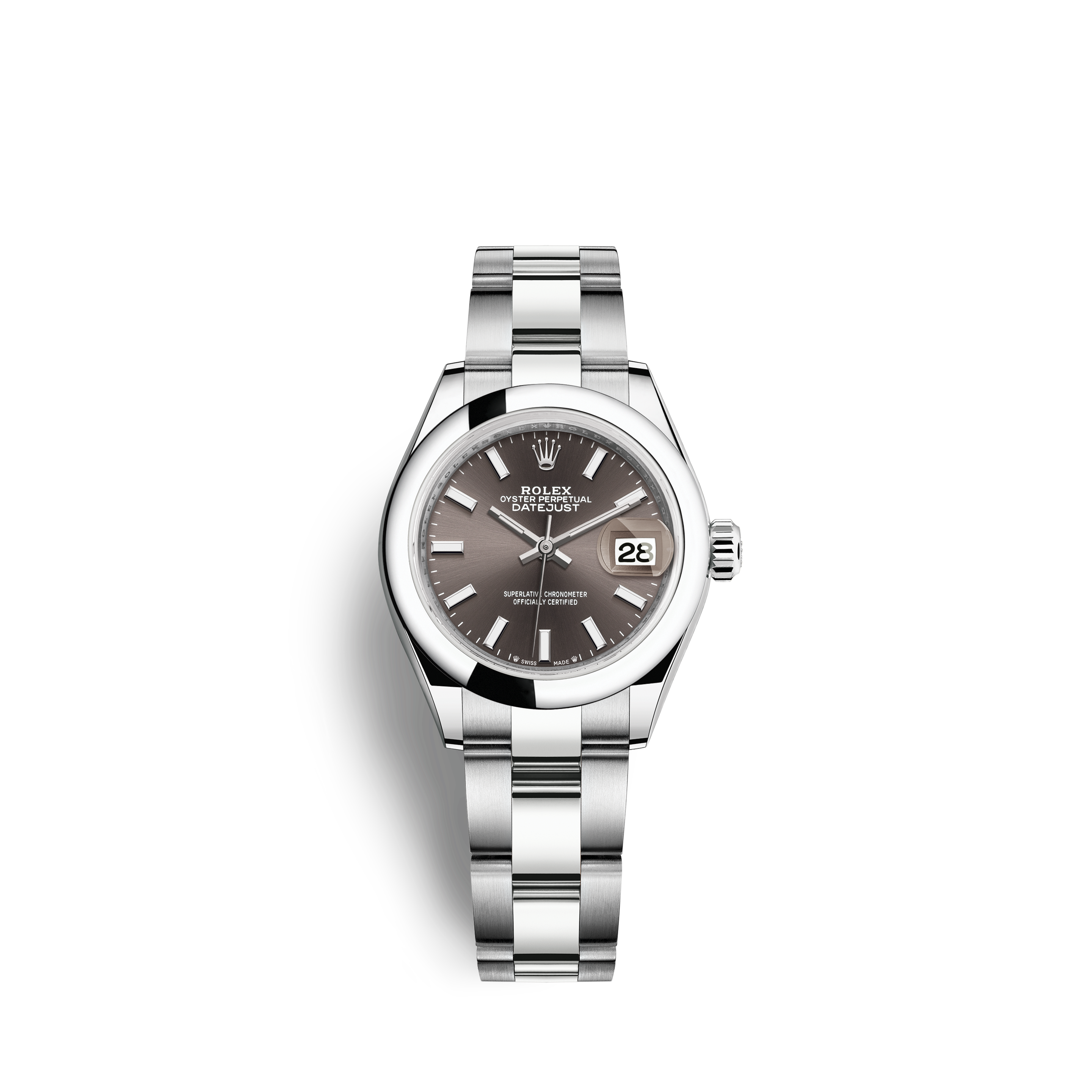 Rolex Oyster Perpetual White Gold Bezel White Diamond Dial 116034