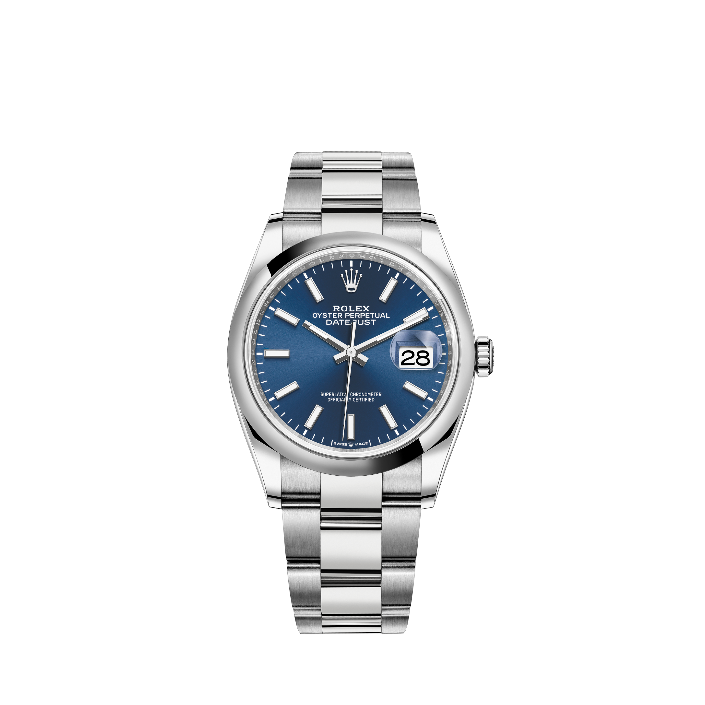 rolex oyster perpetual datejust 36 blue dial