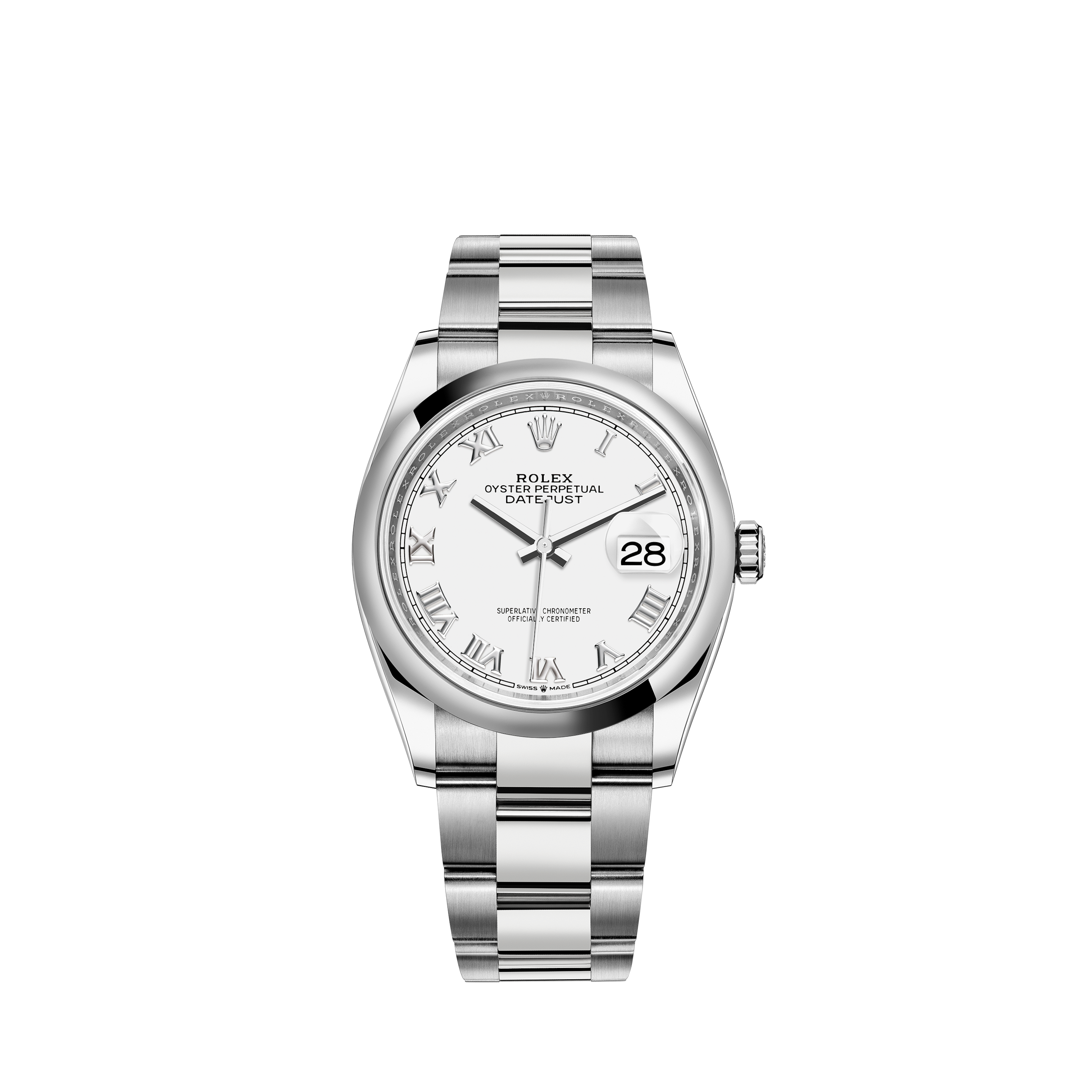 oyster perpetual datejust white