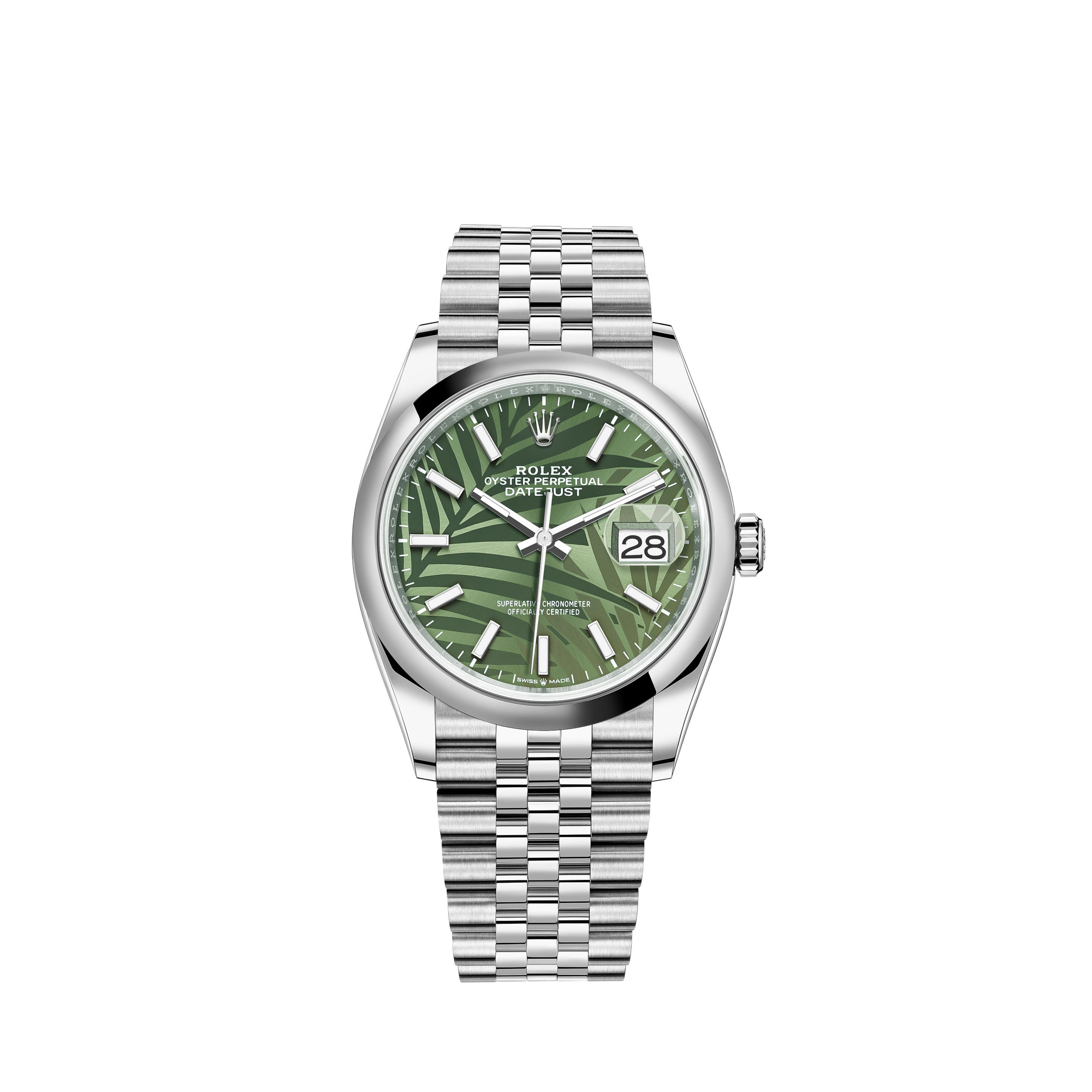 rolex datejust 36 palm