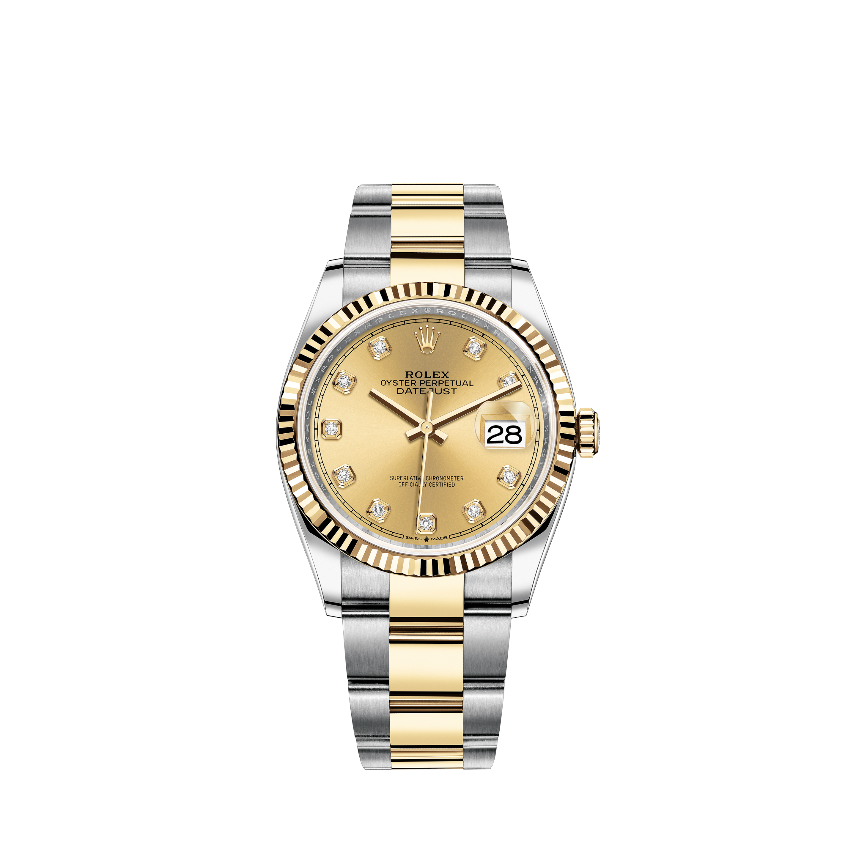 Rolex Oyster Perpetual Datejust 36 Silver Dial Stainless Steel and 18K  Yellow Gold Jubilee Bracelet Automatic Ladies Watch 116243SDJ 845960075480  - Oyster Perpetual, Lady Oyster Perpetual - Jomashop