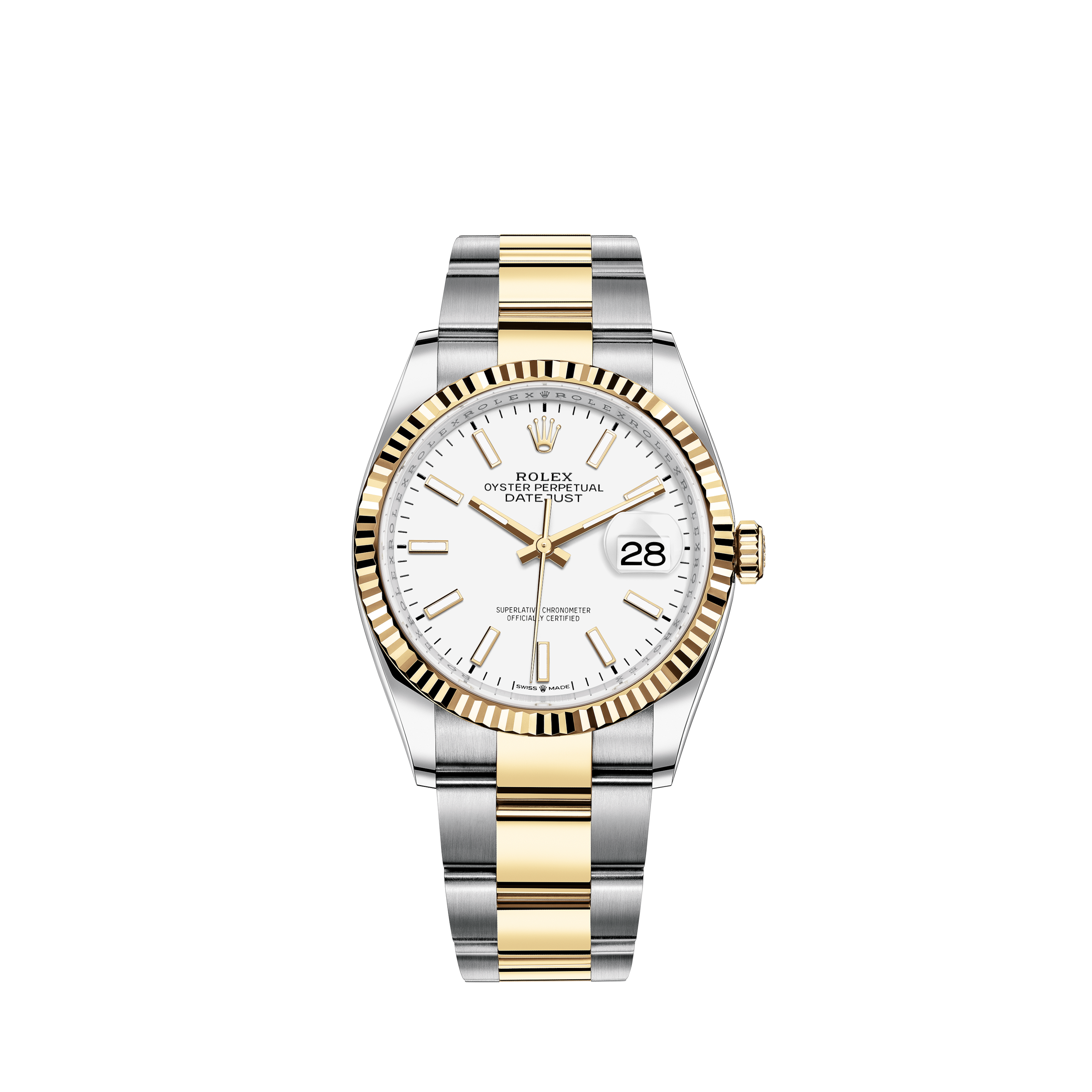 rolex datejust 36 gold