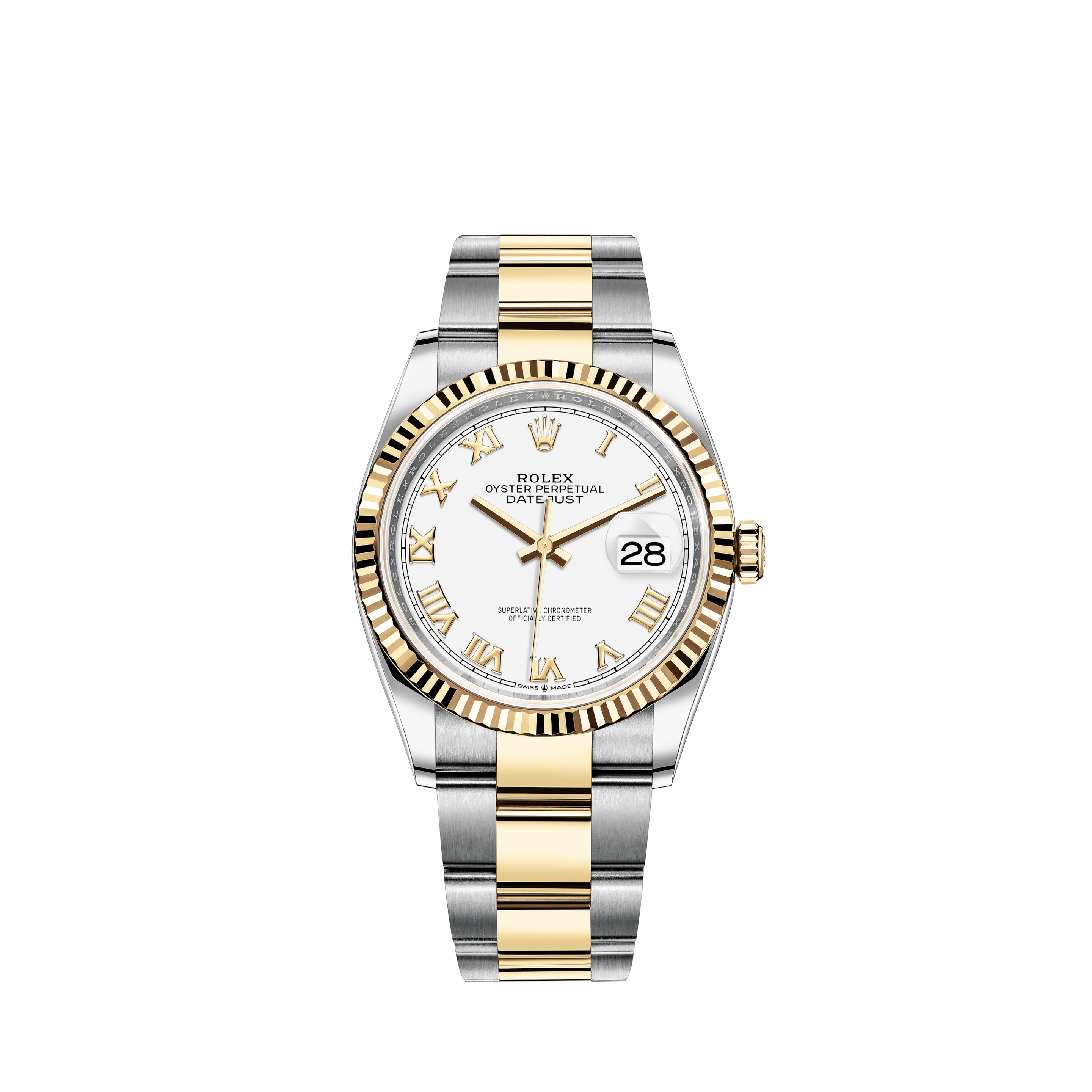 steel and gold rolex datejust