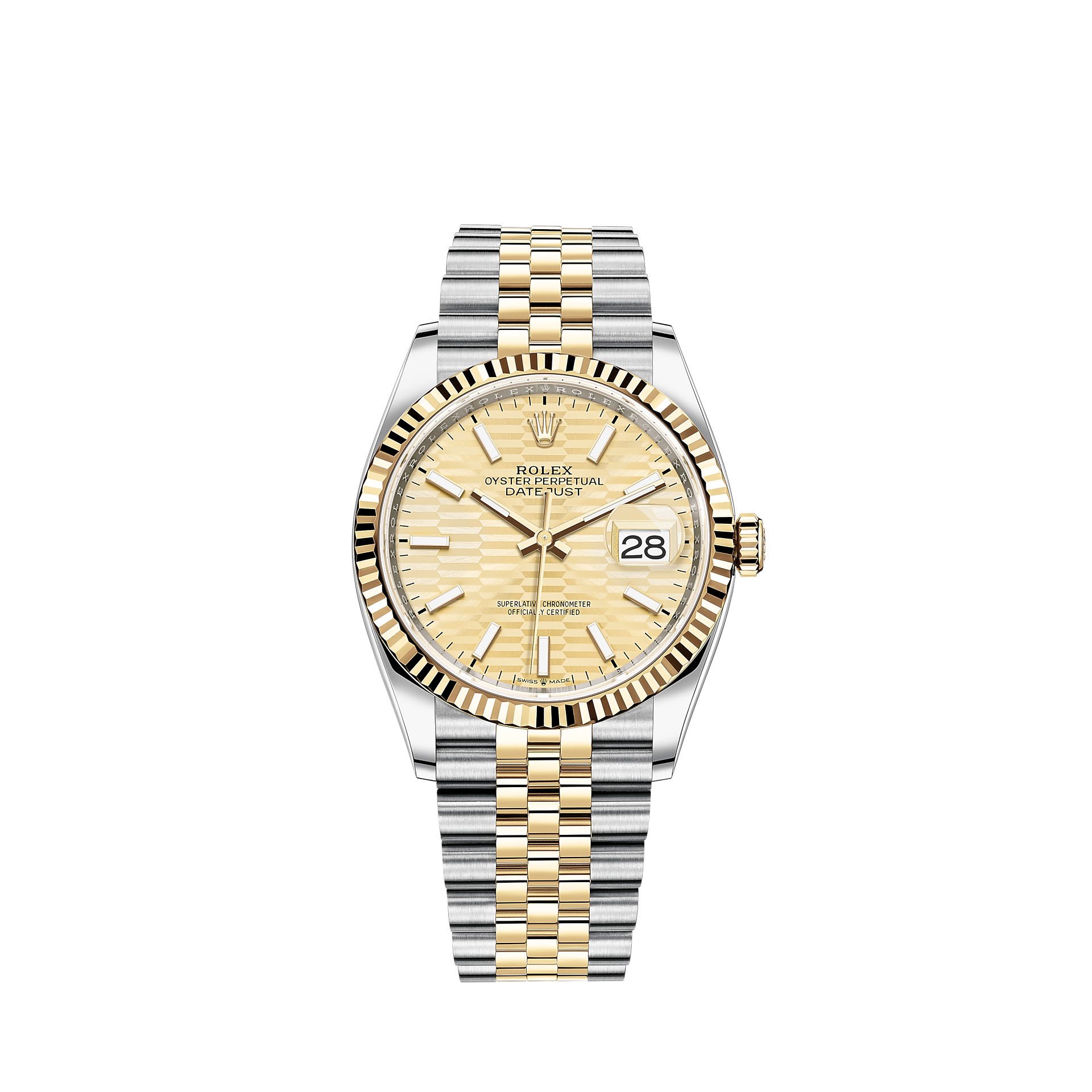 Rolex Datejust 36 watch: Oystersteel and yellow gold - m126233-0039