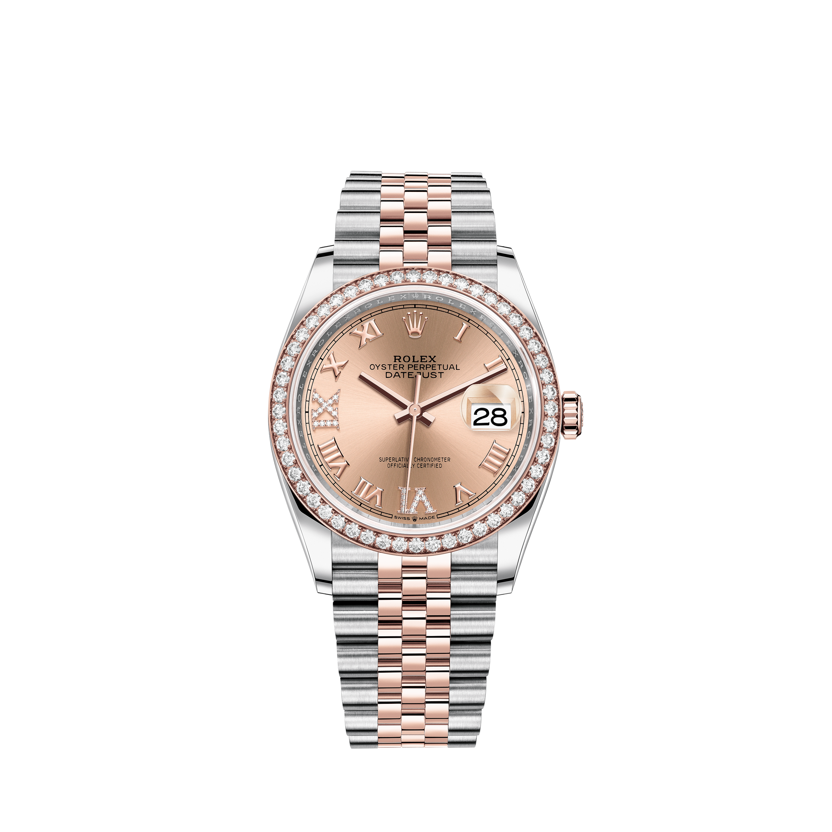 rolex oyster perpetual datejust everose gold