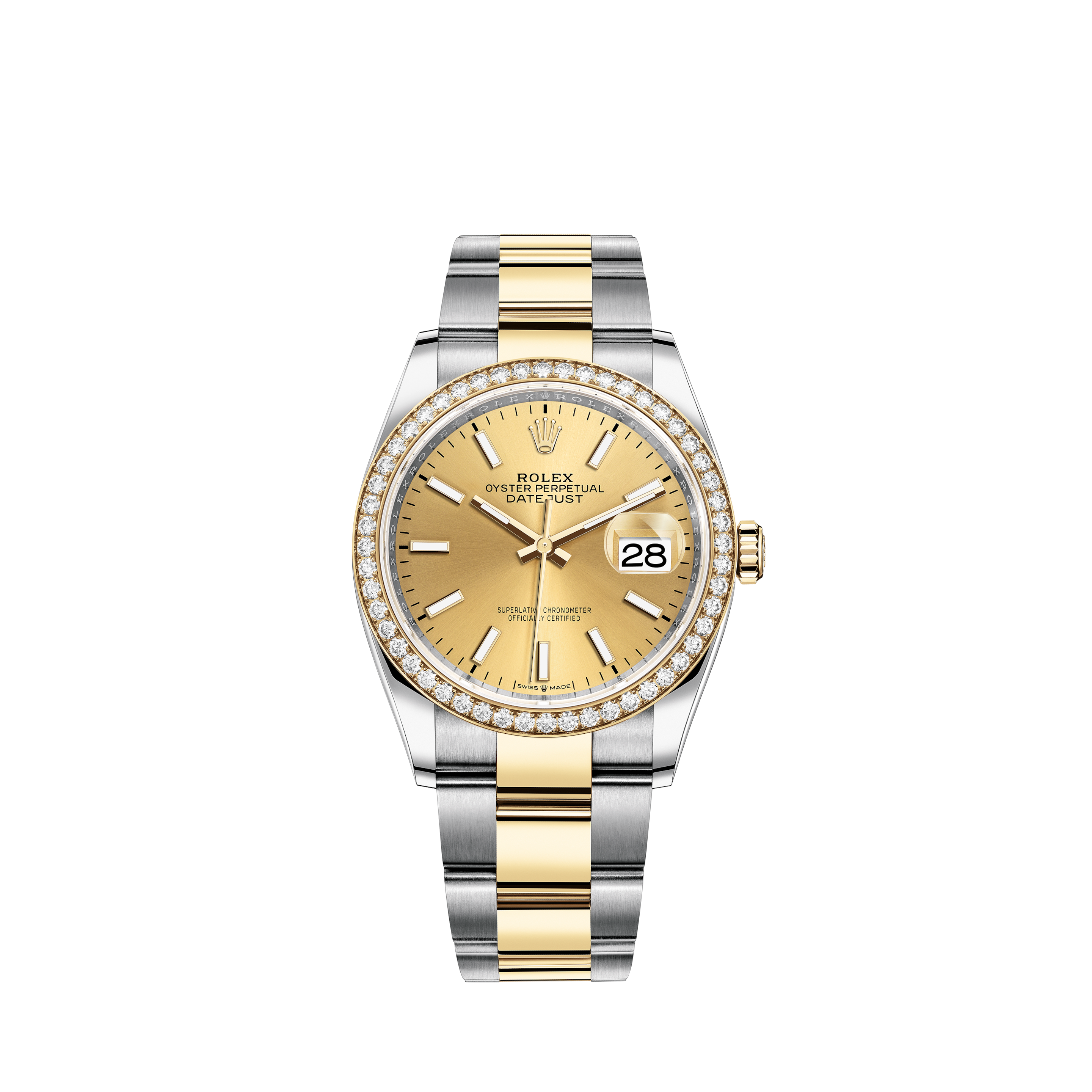 Rolex Lady-Datejust 28 28 mm Stainless Steel and 18k White Gold 279384RBR-0010 Ladies WatchRolex Lady-Datejust 28 28 mm Stainless Steel and 18k Yellow Gold 279163-0002 Ladies Watch