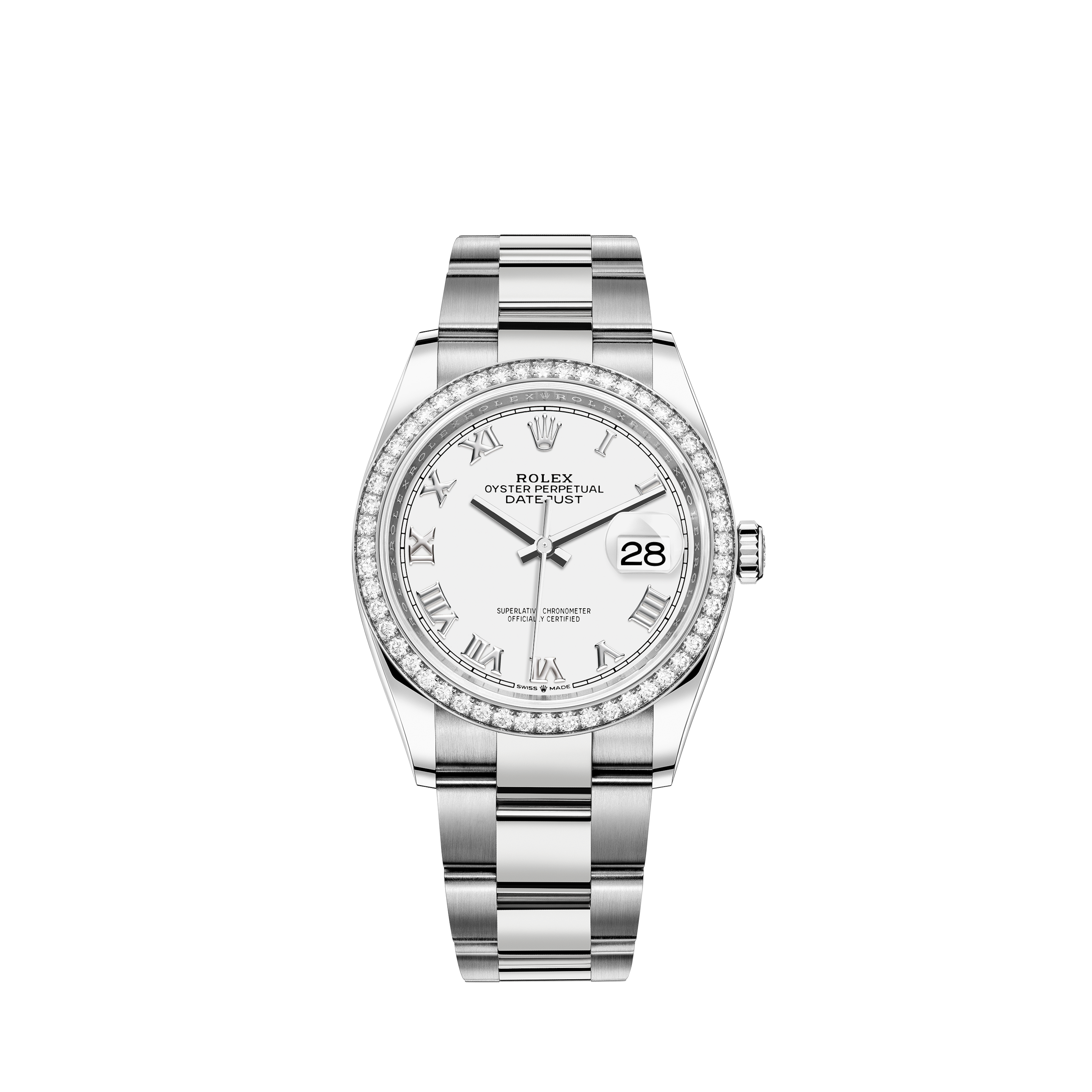 rolex oyster perpetual date white dial