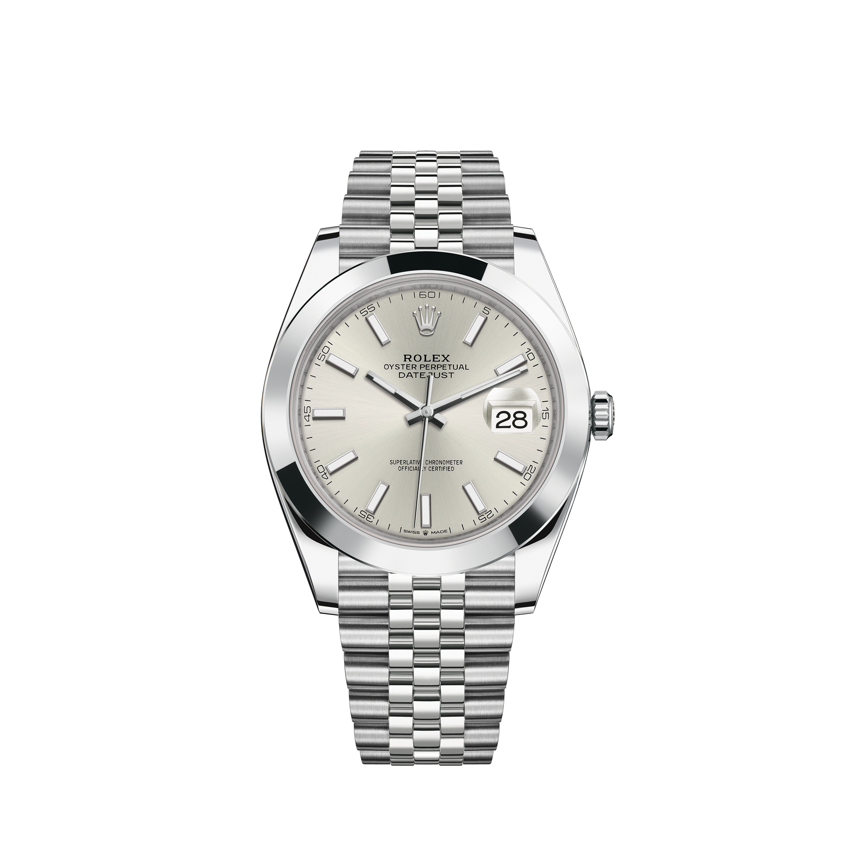 Rolex Datejust 41 White Dial Jubilee Strap (New Full Set)