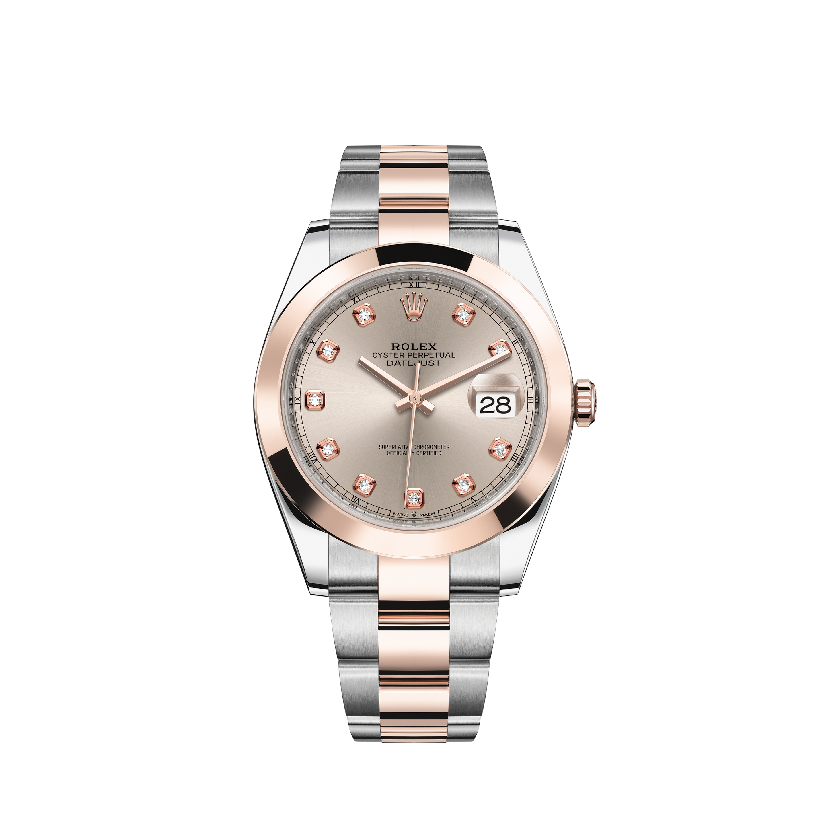 Rolex Ladies Rolex Date Watch 69160 White Roman Dial