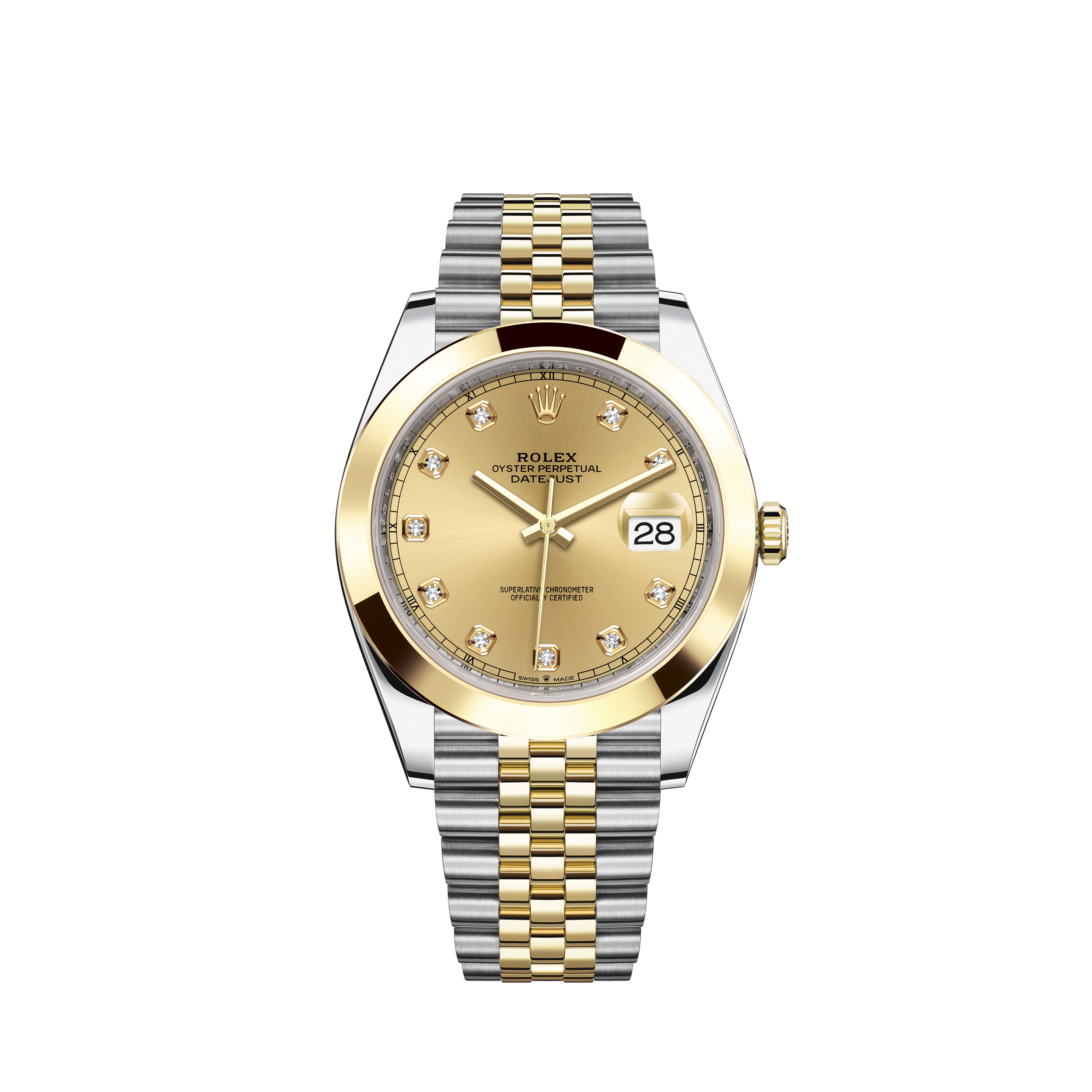 Rolex Datejust Men's Stainless Steel Watch 16264 Diamond Dial
