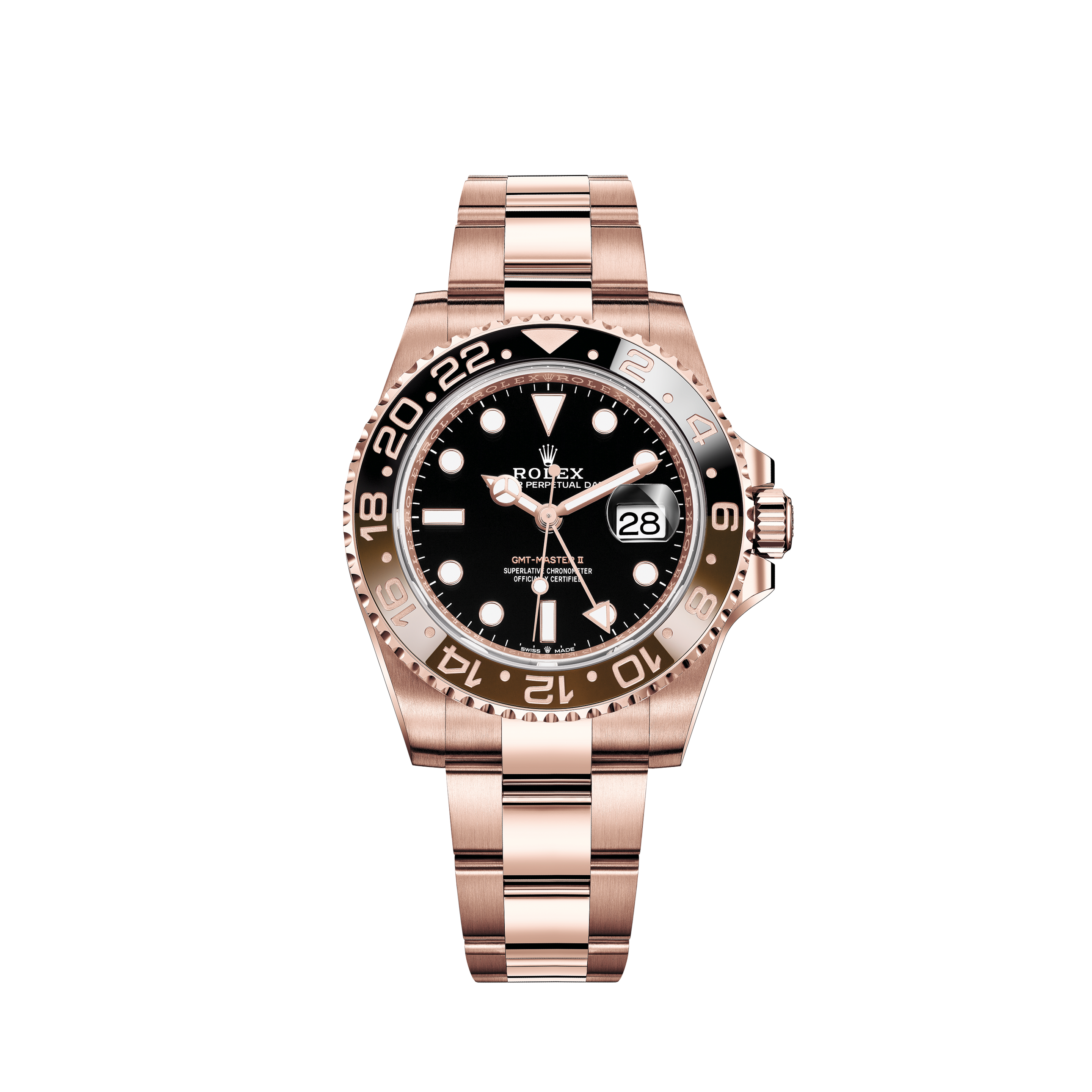 Rolex 26mm Presidential 18kt Gold Black MOP Mother Of Pearl with 8 + 2 Diamond Accent Lugs 6917