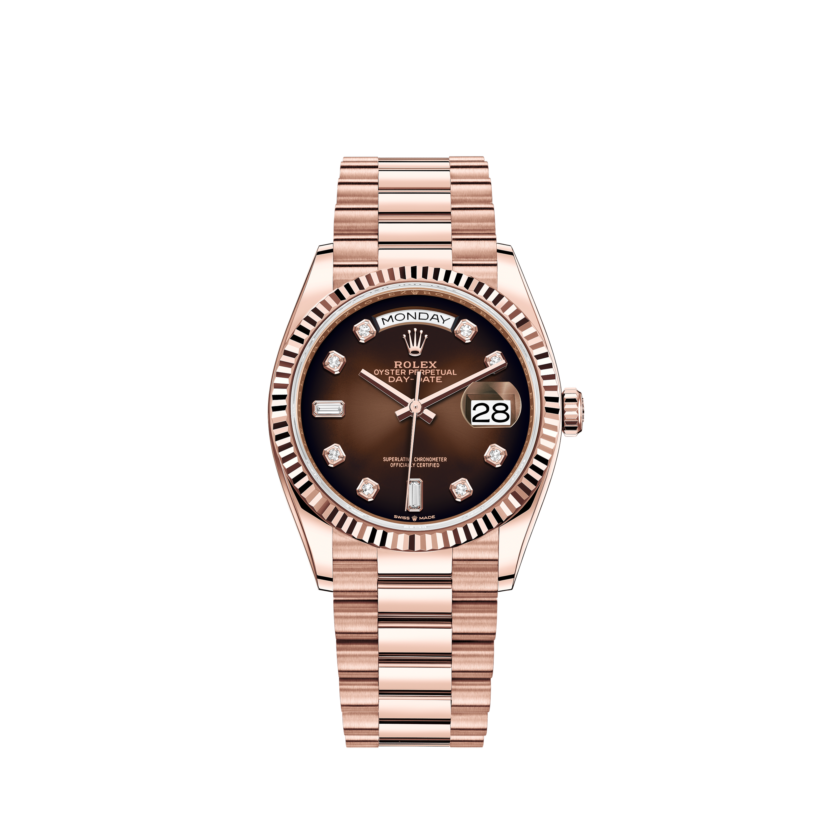 rolex rose gold daydate