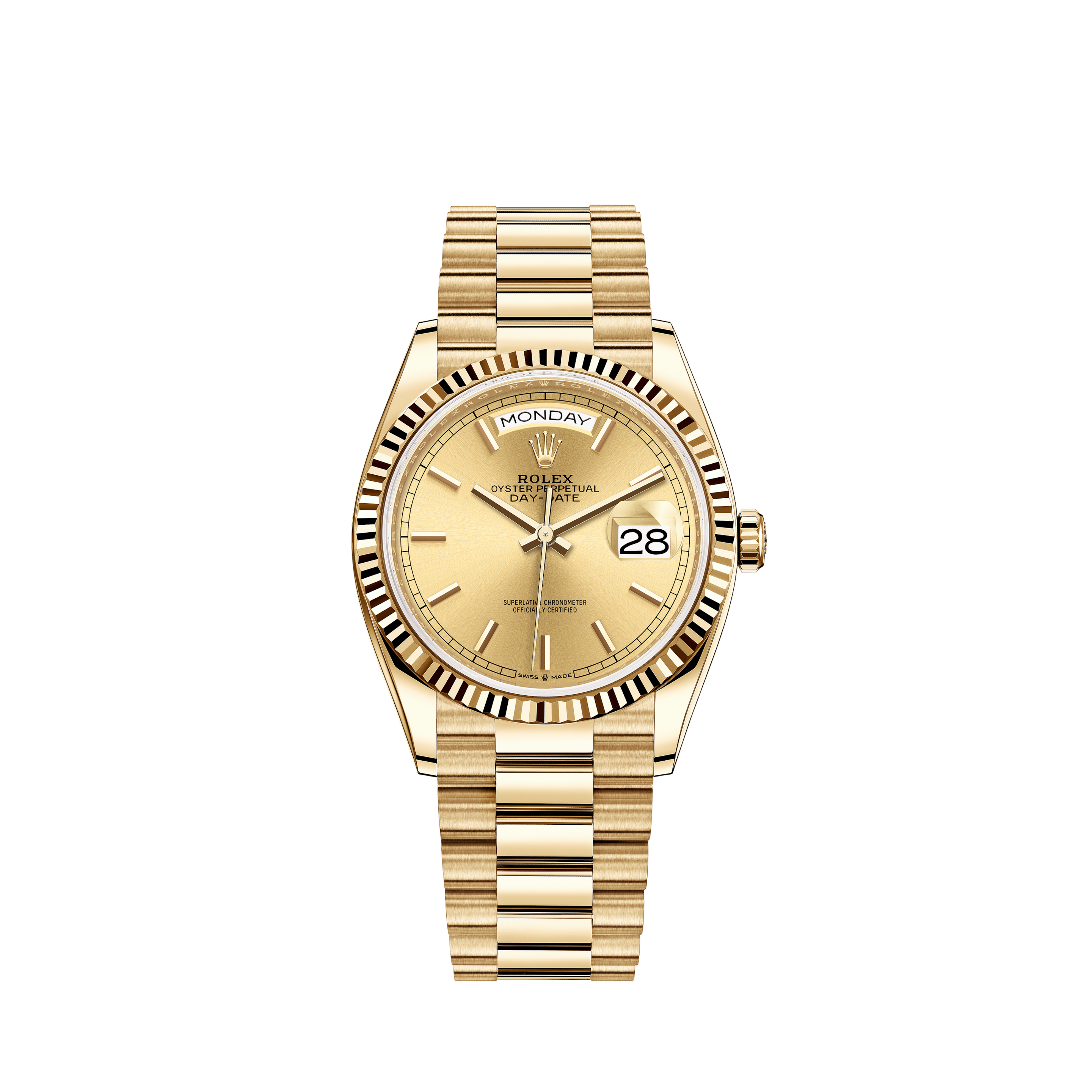 Rolex Ladies Datejust 26mm 18kt Yellow Gold & SS Jubilee Bracelet w Champagne Dial 79173