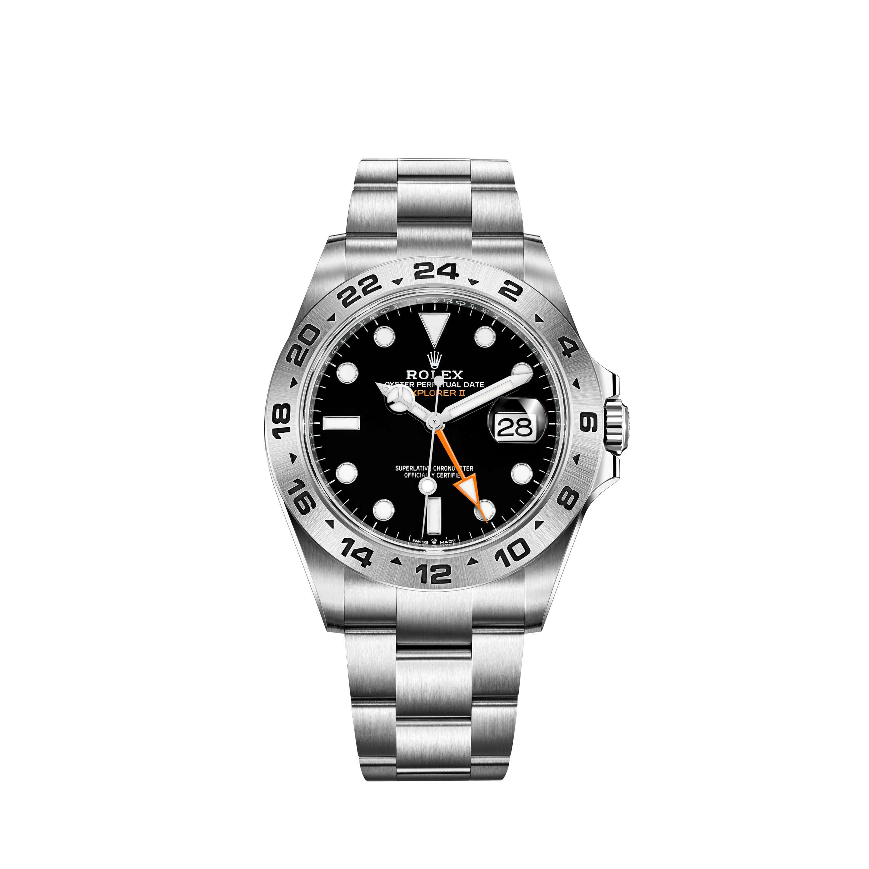 rolex oyster perpetual date explorer ii superlative chronometer officially certified