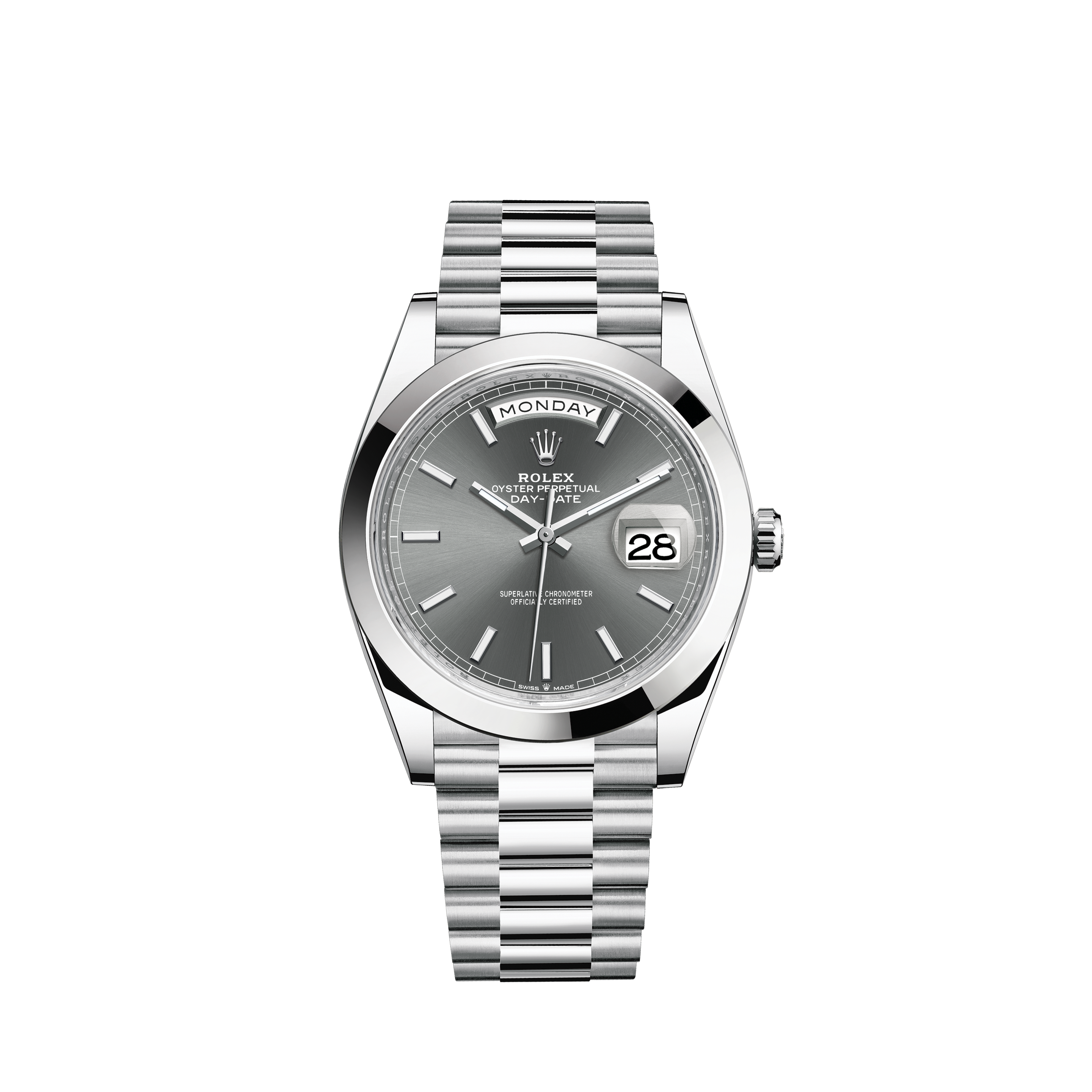 rolex day date grey