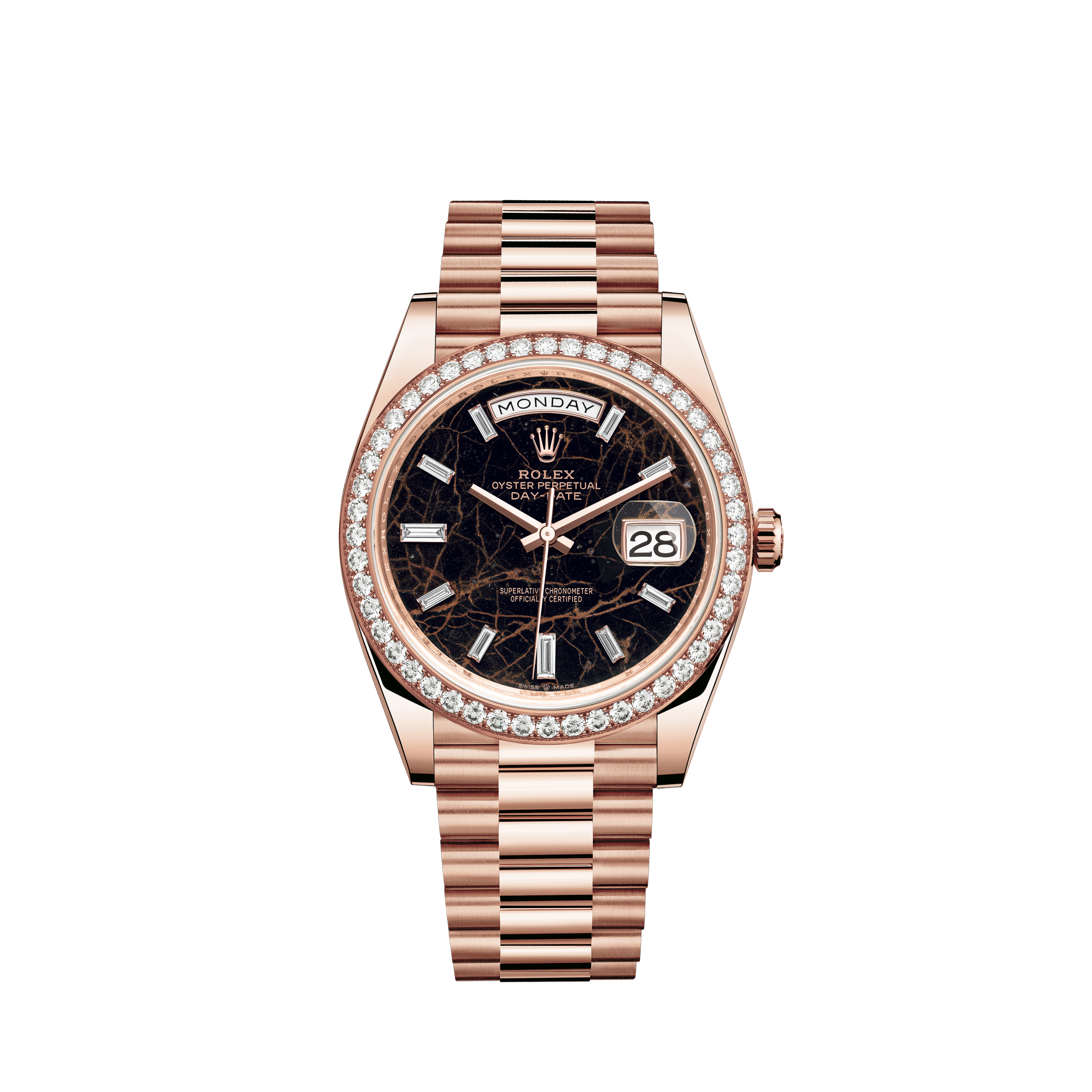 rolex daydate rose gold