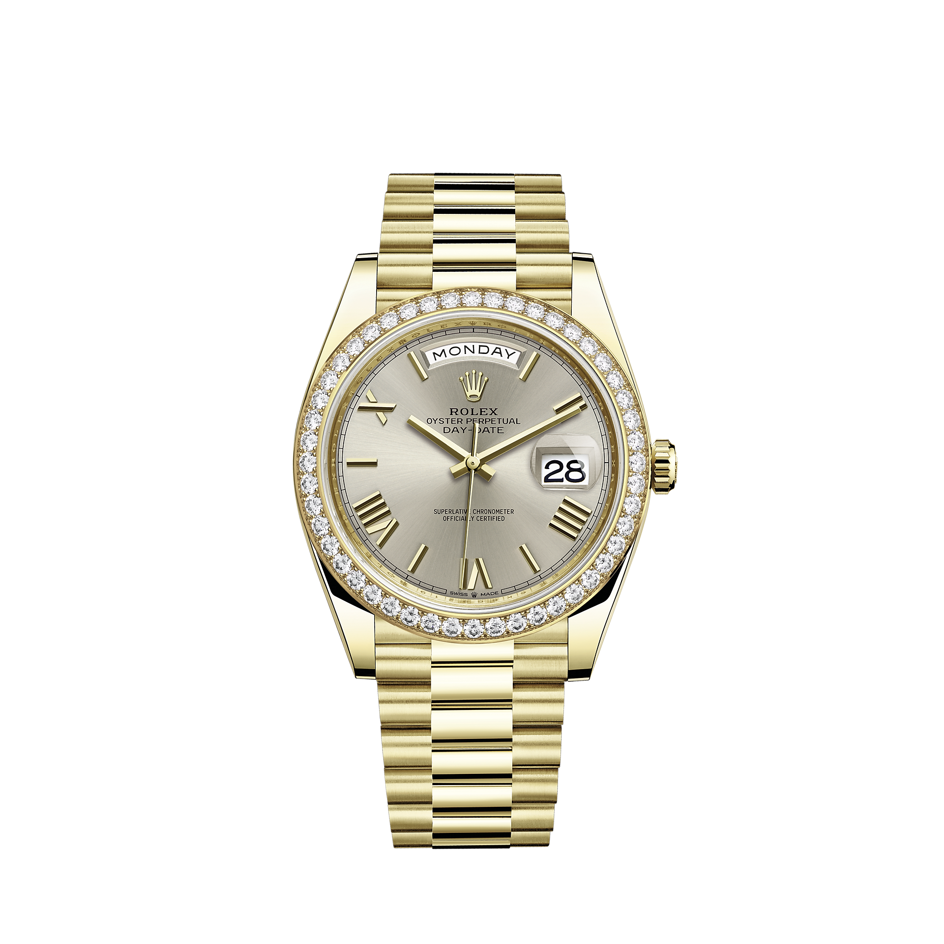 Rolex DayDate 40 Saati 18 kt sarı altın M228348RBR0007