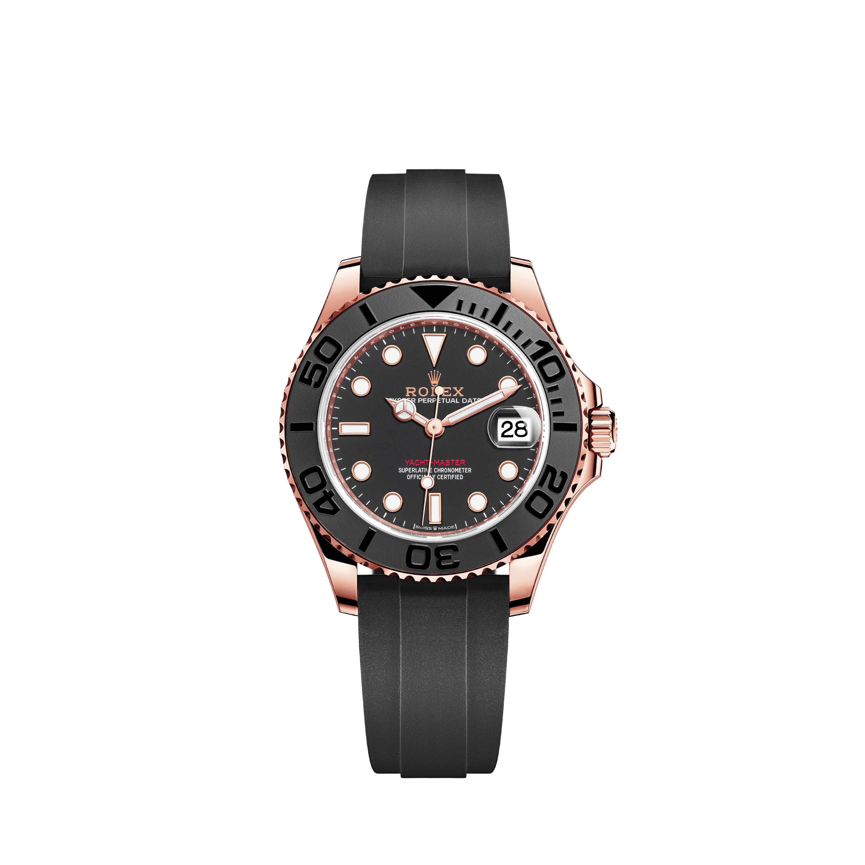 Rolex Oysterdate precision with matte black dial, 34mm, men’s watch