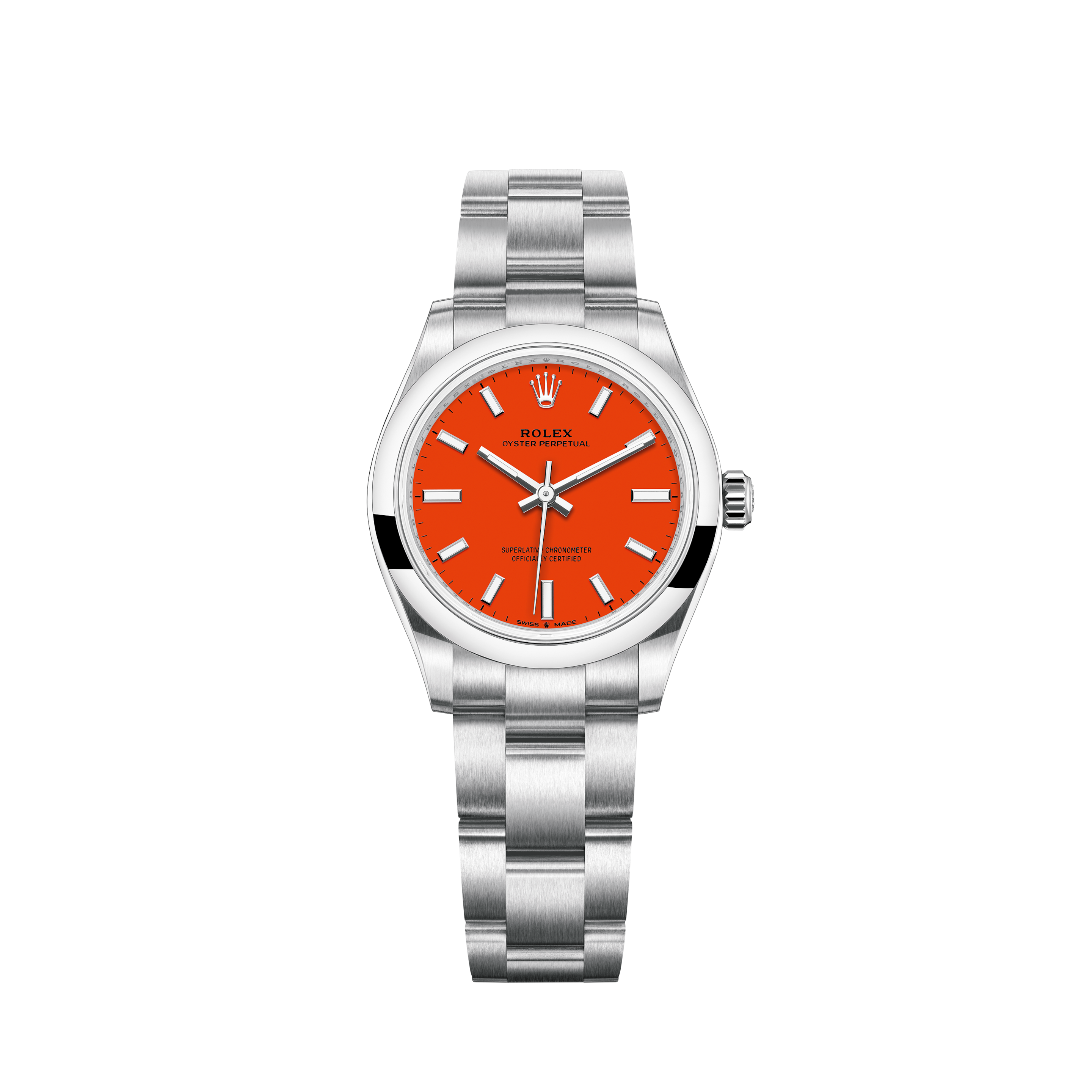 Rolex Oyster Perpetual 31mm Ref. 277200 „Coral Red “ Neues Modell 2020