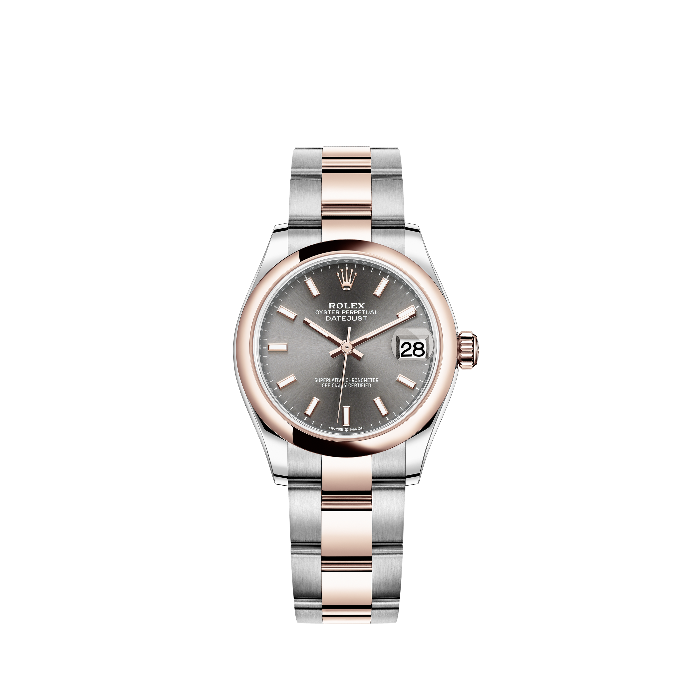 Rolex Datejust 31mm Stainless Steel and Rose Gold 278271 Chocolate Diamond Jubilee