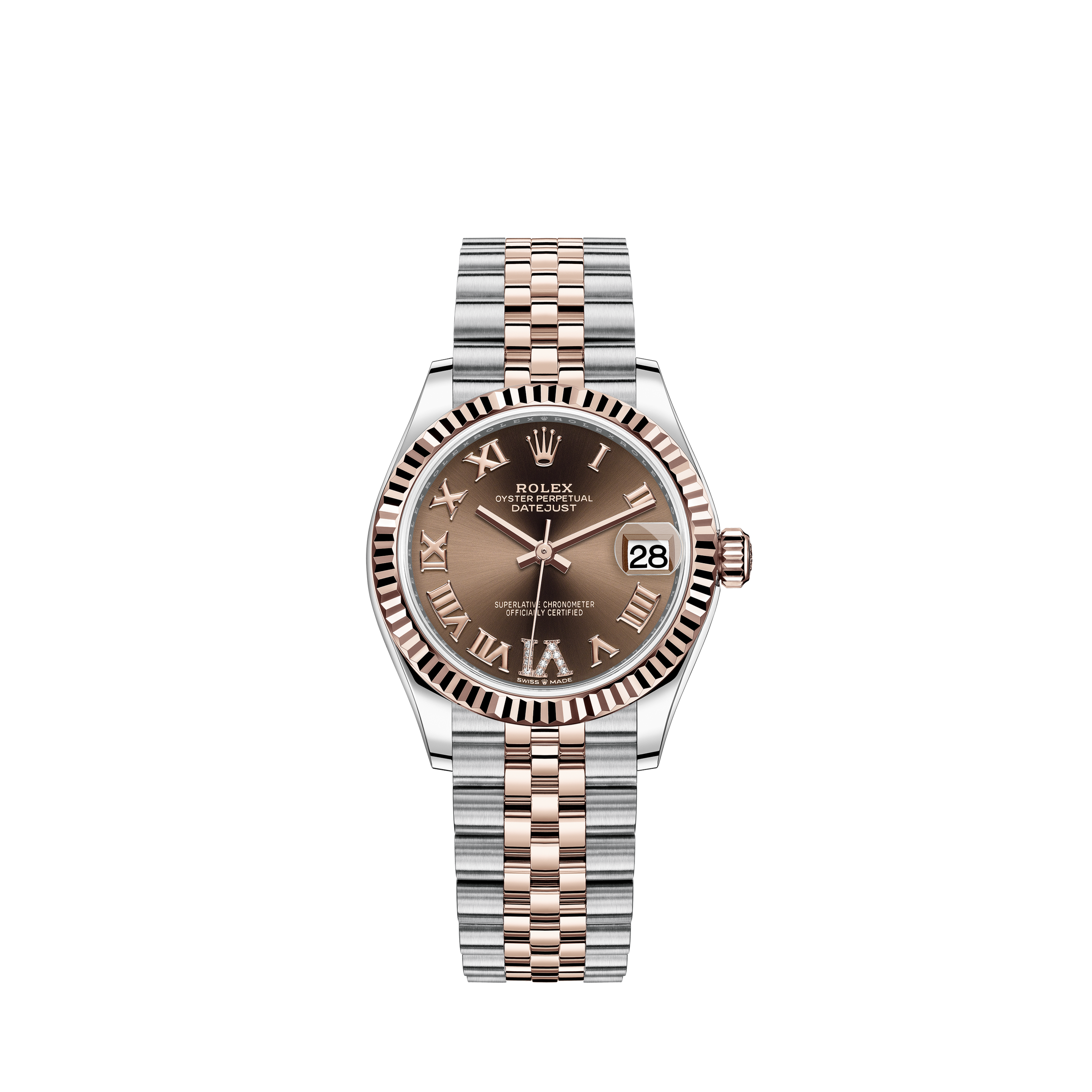 rolex datejust rose gold 31mm