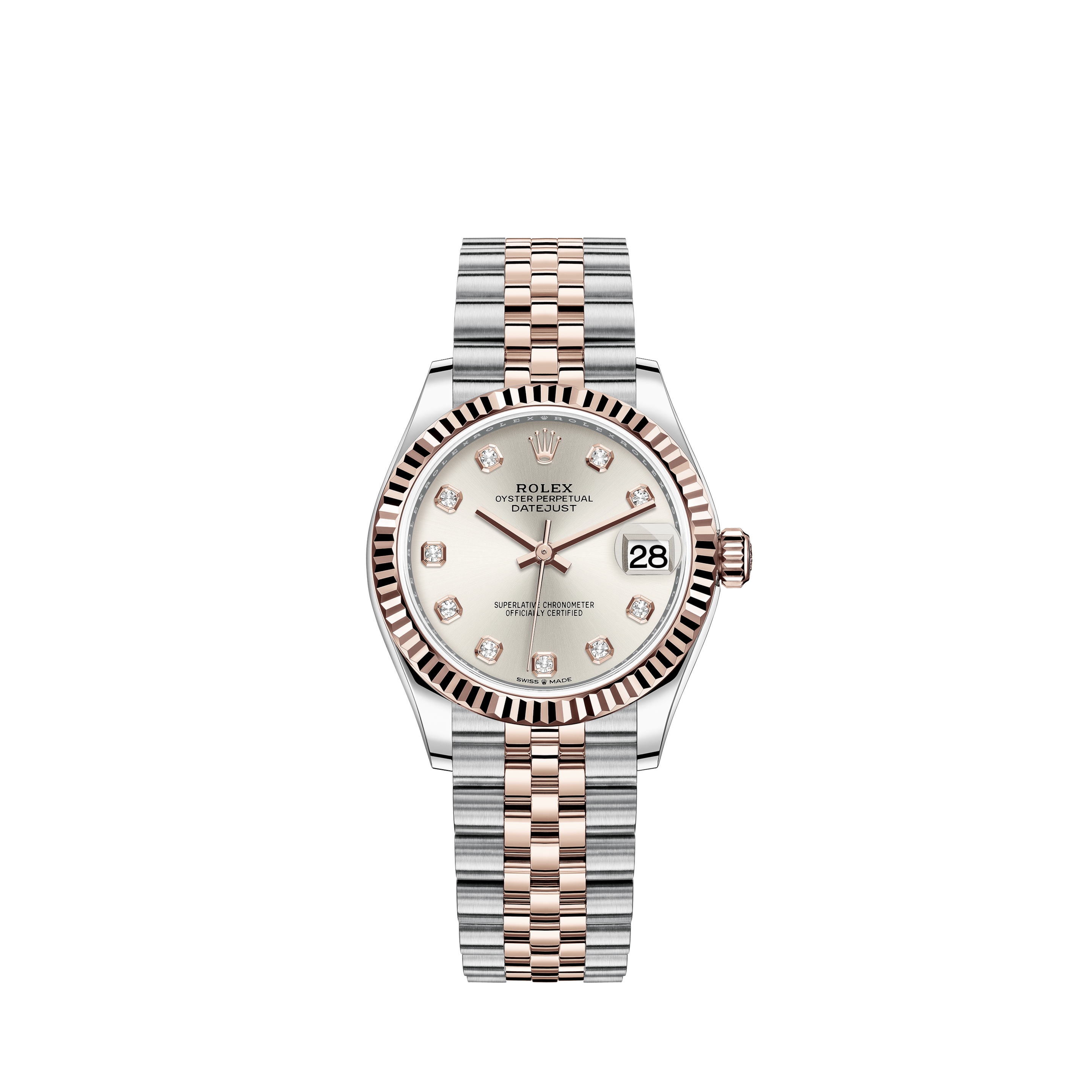 Rolex Ladies Oyster Perpetual Watch 76080 Silver Dial