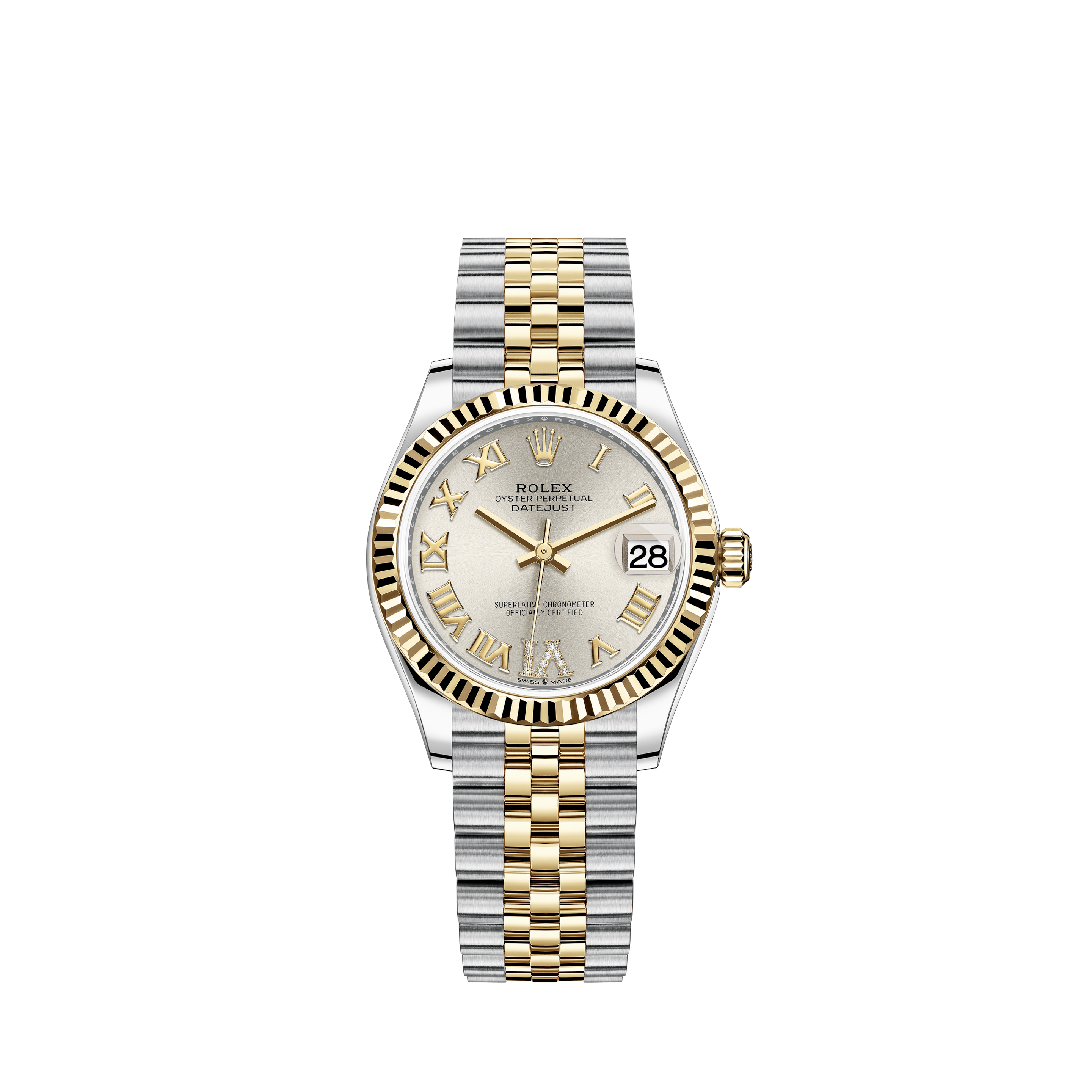 rolex oyster 31mm oystersteel and yellow gold