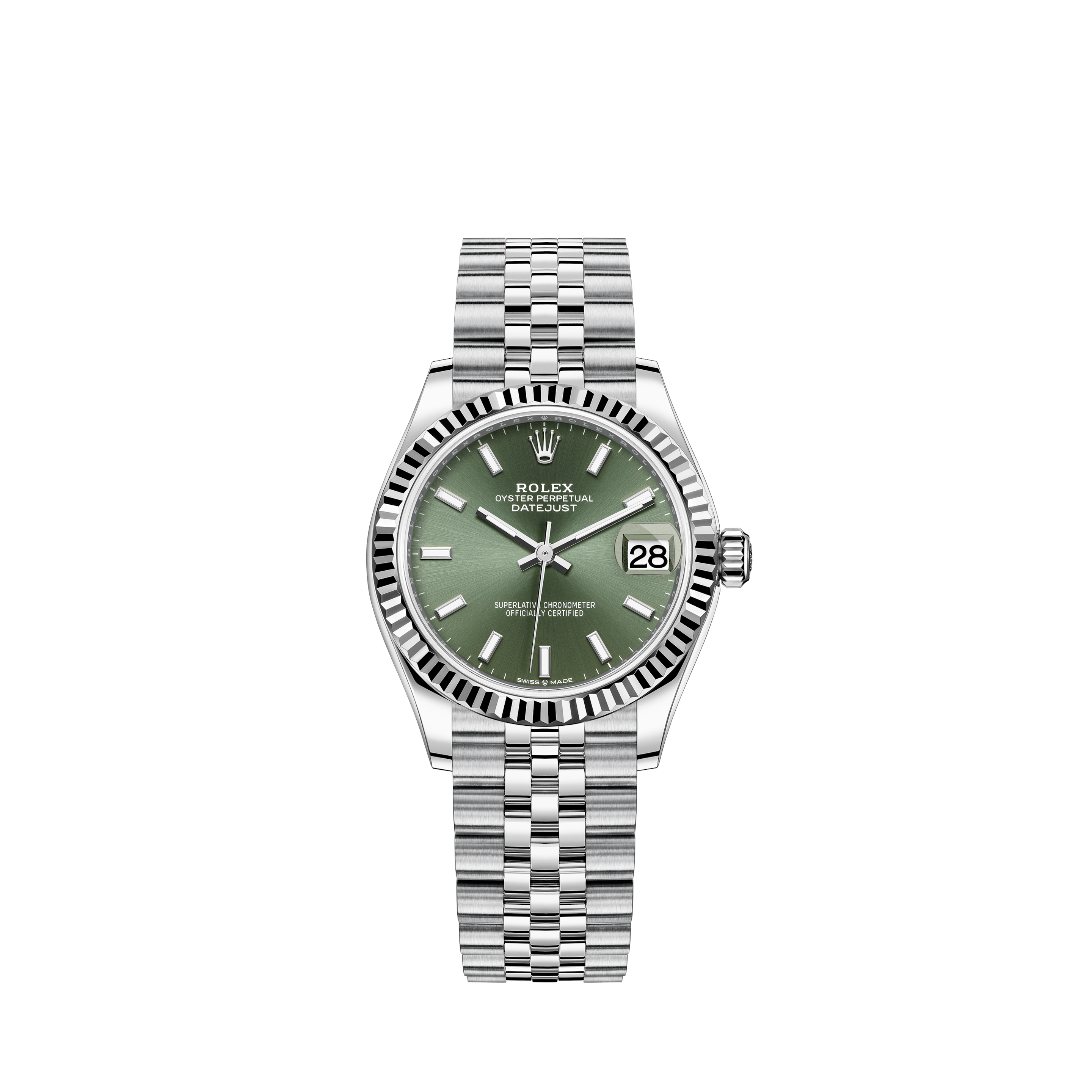 oyster perpetual date green